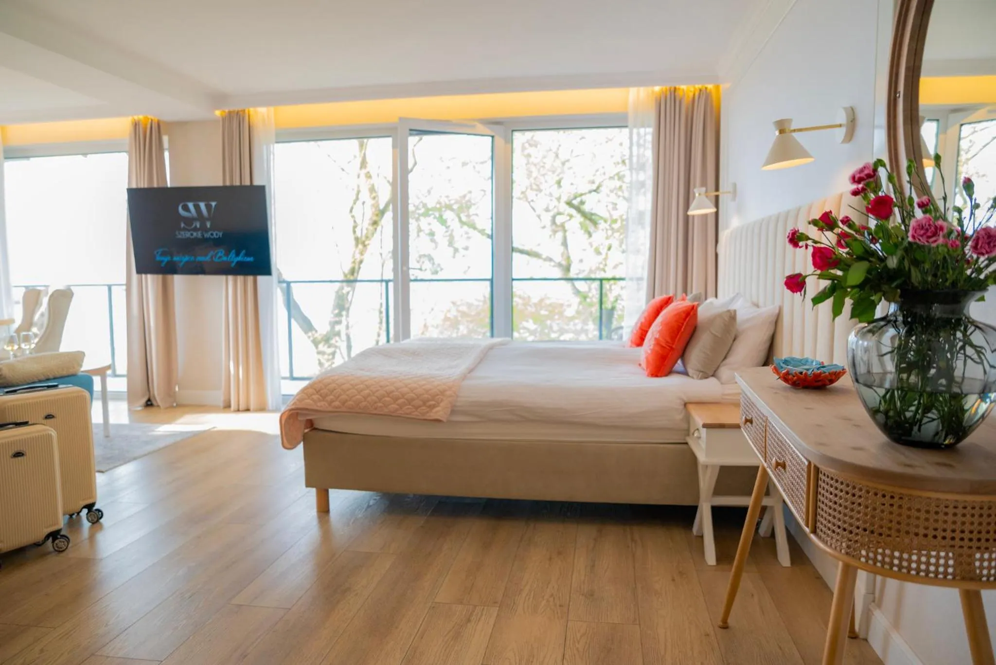 Bed in Hotel Szerokie Wody Sea & Sand Ustka