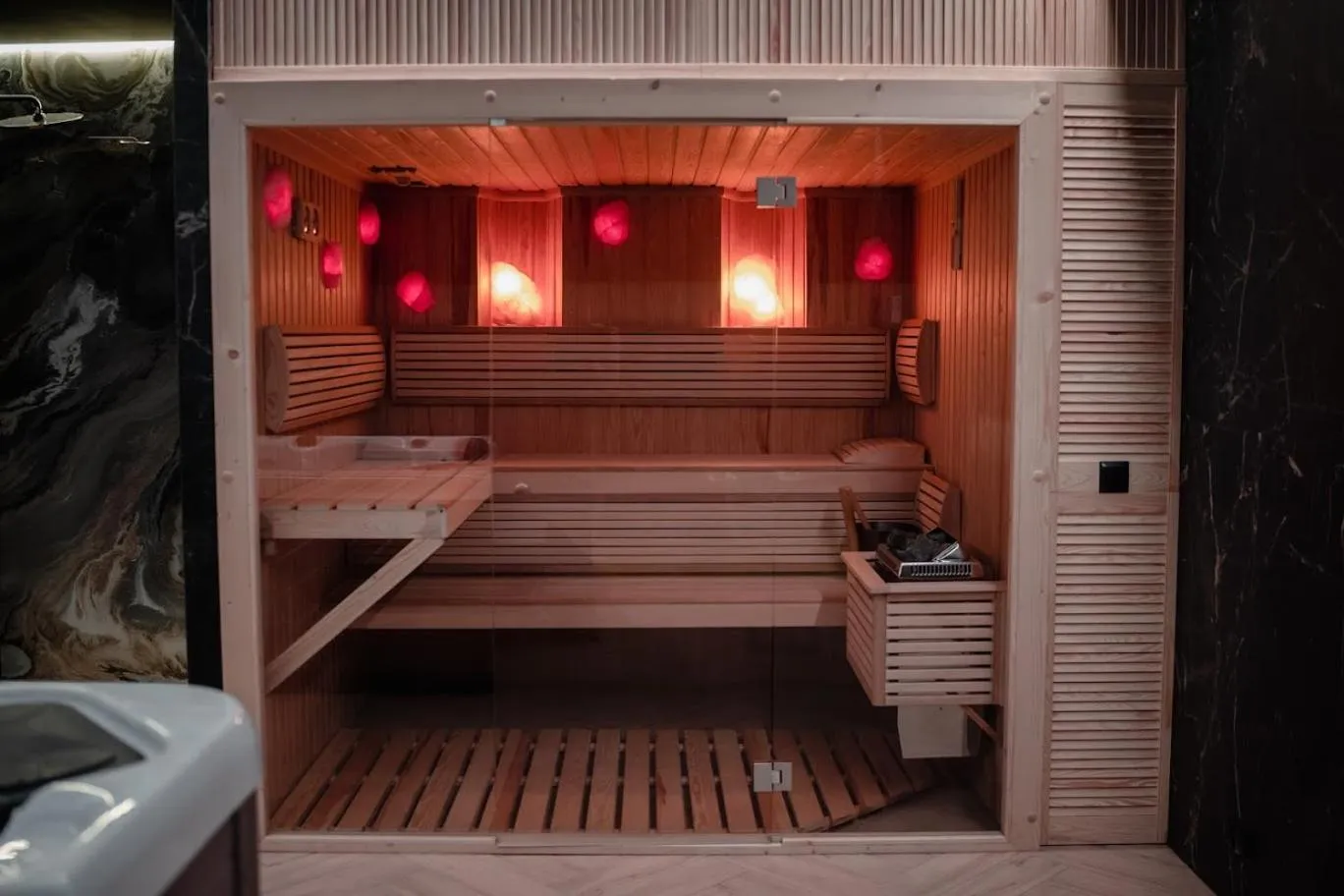 Sauna in Hotel Szerokie Wody Sea & Sand Ustka