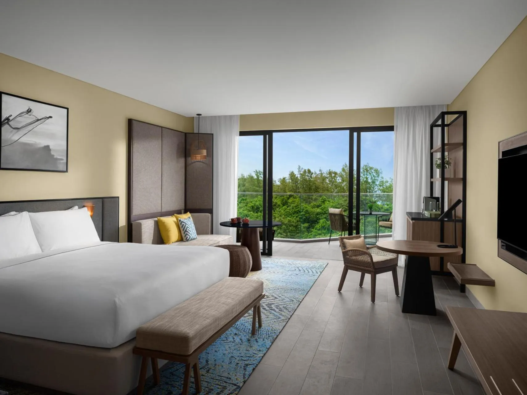 View (from property/room), Bed in Crowne Plaza Phu Quoc Starbay by IHG