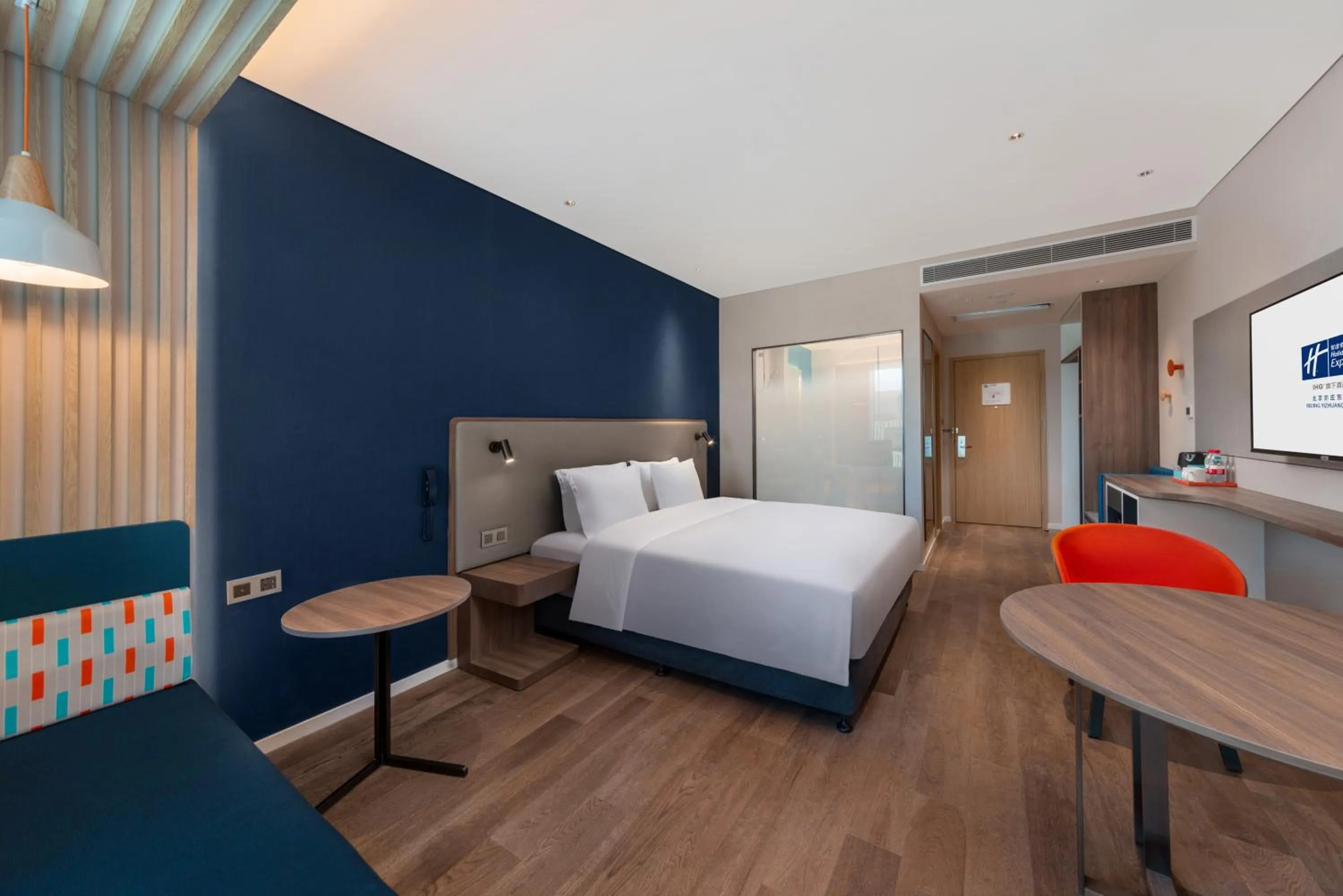 Bed in Holiday Inn Express Beijing Yizhuang Tongminghu