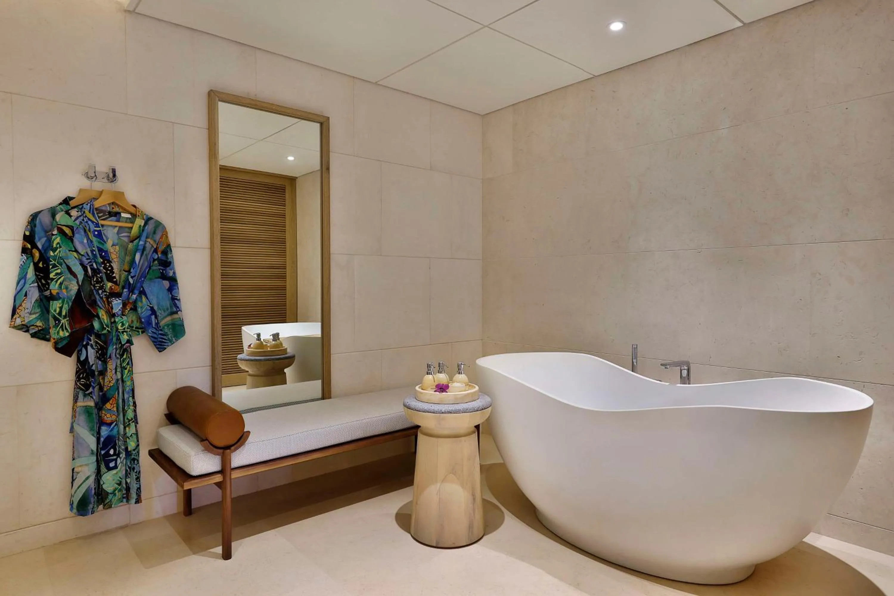 Bathroom in Mango House Seychelles, LXR Hotels & Resorts