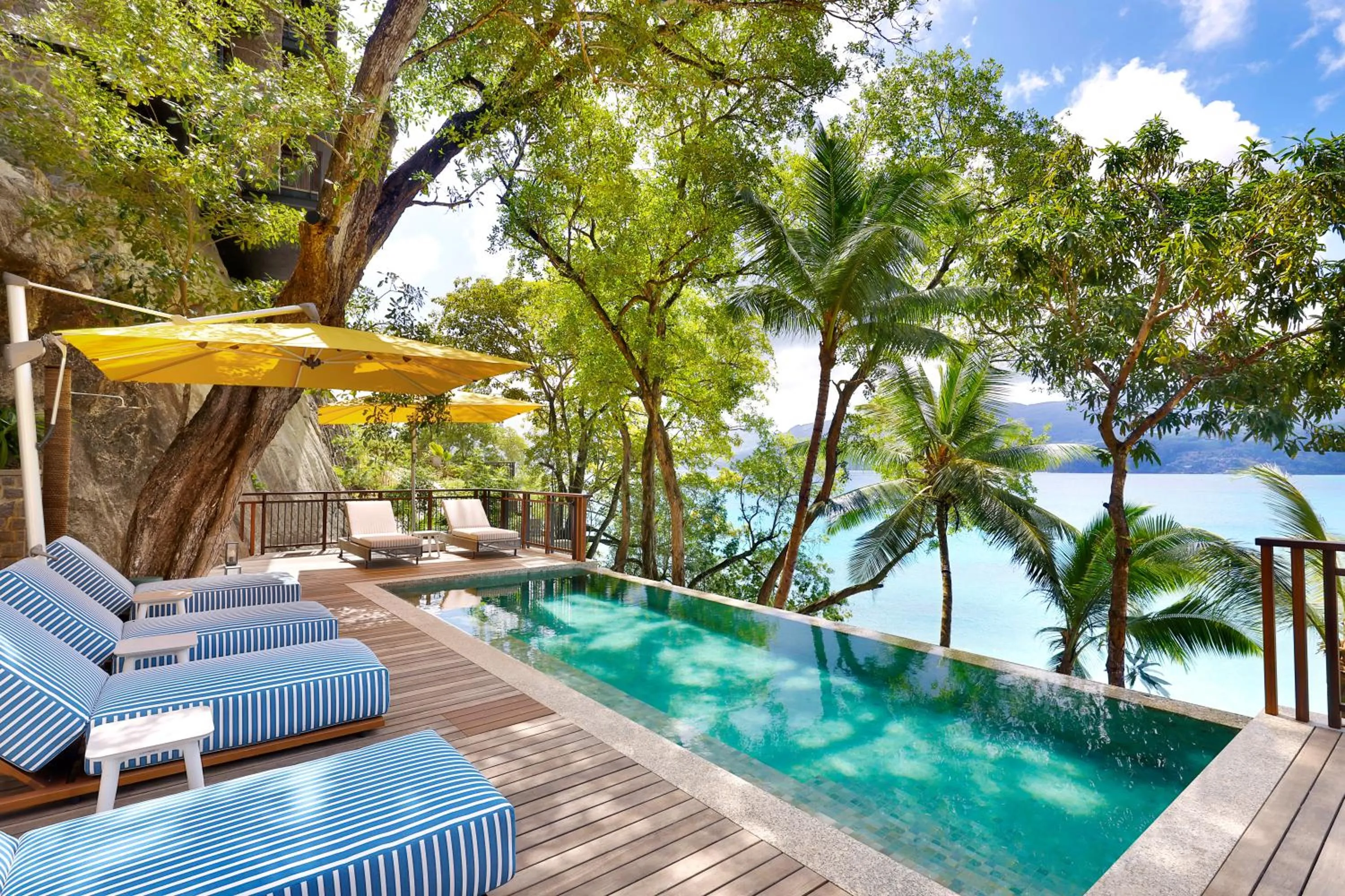 Pool view in Mango House Seychelles, LXR Hotels & Resorts