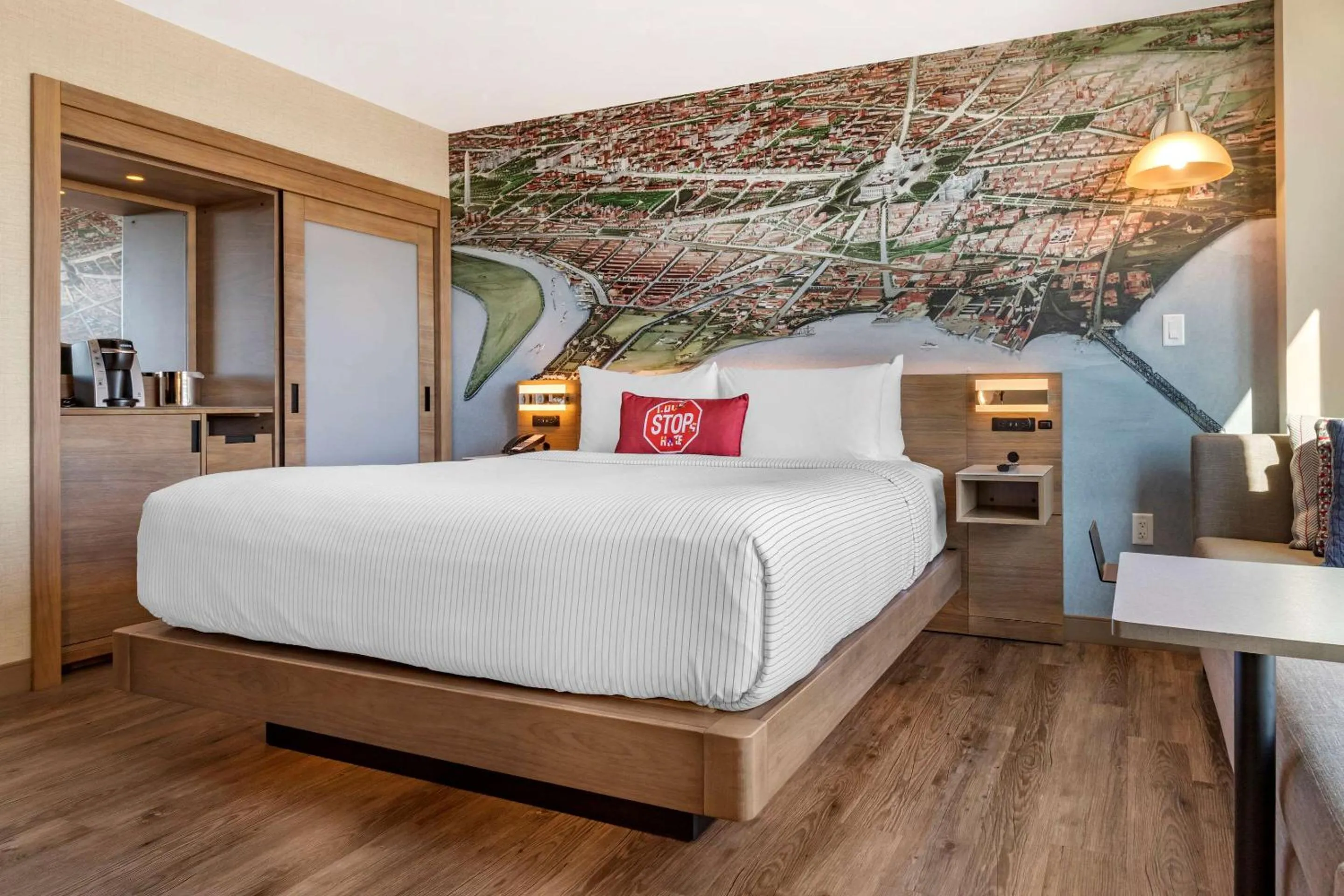 Photo of the whole room, Bed in Cambria Hotel Washington DC Navy Yard Riverfront