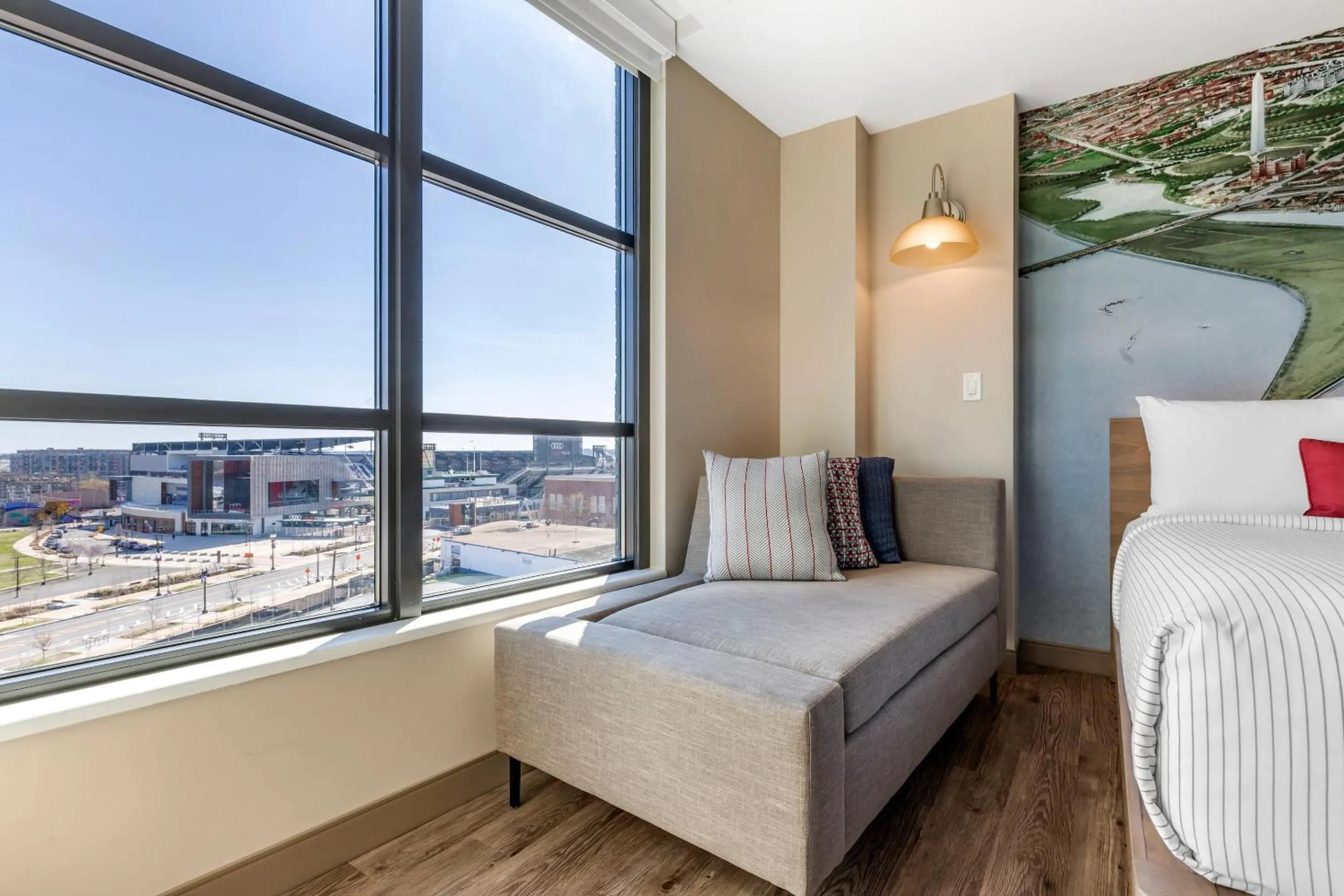 Bedroom, Bed in Cambria Hotel Washington DC Navy Yard Riverfront