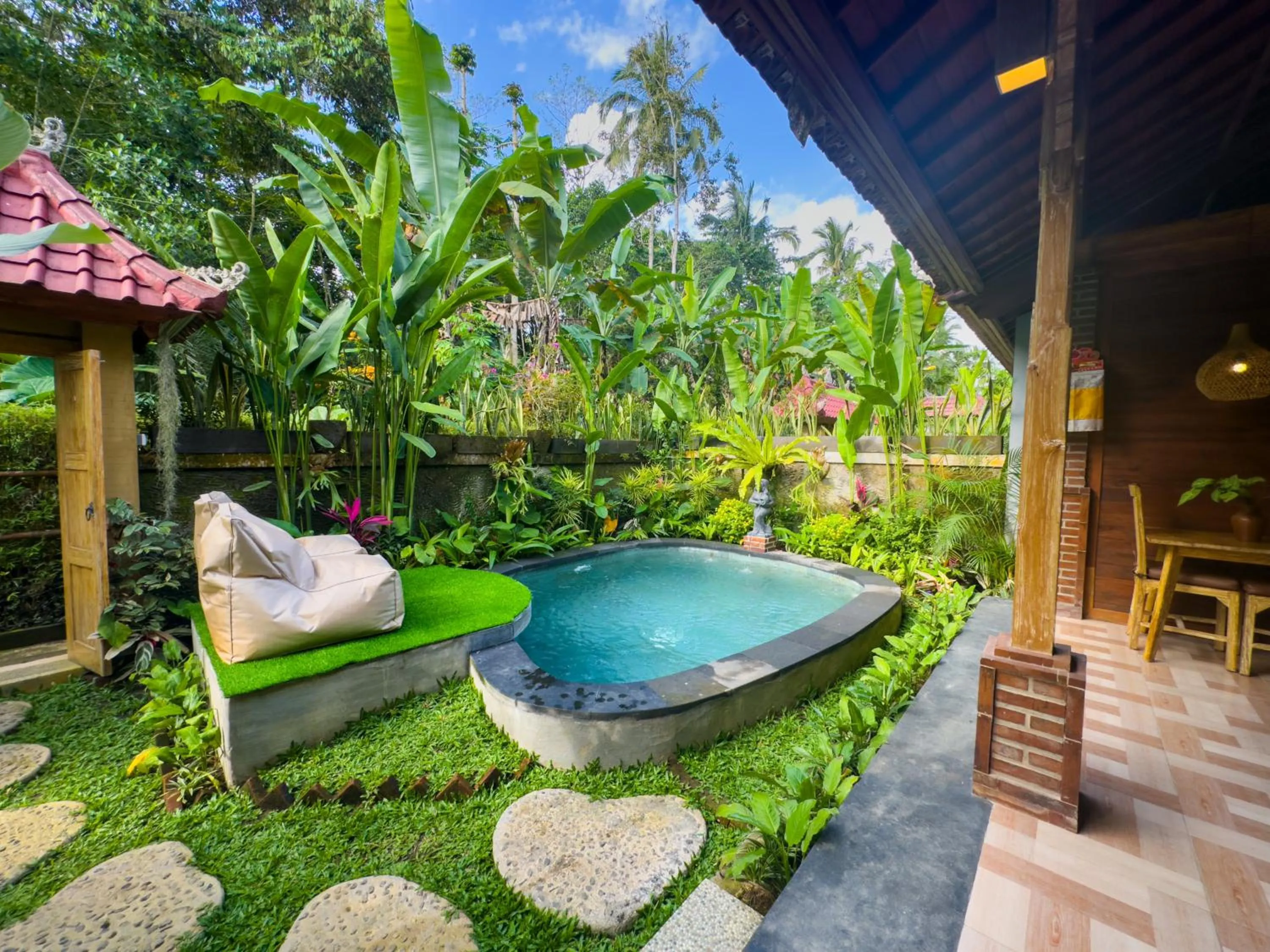 Pool view in Prayatna Villas