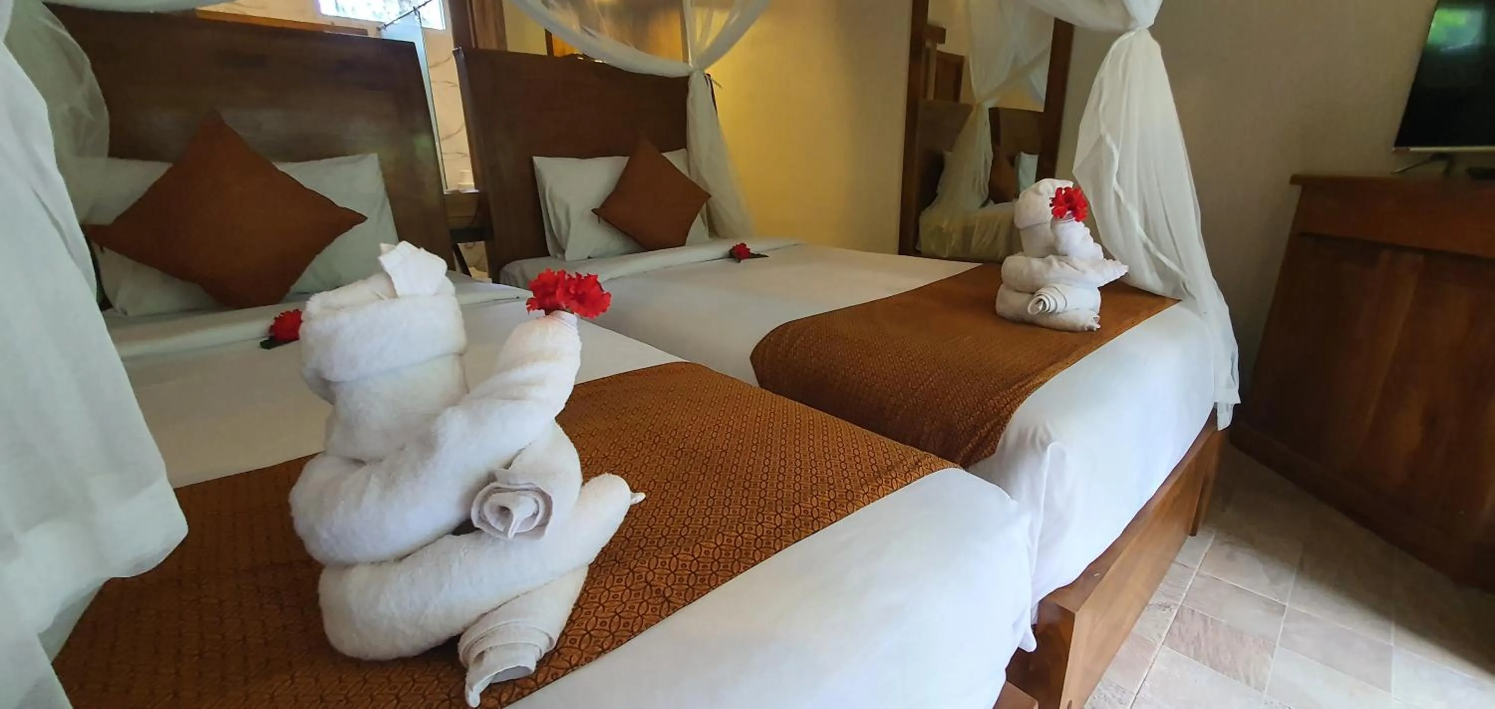 Bed in Prayatna Villas