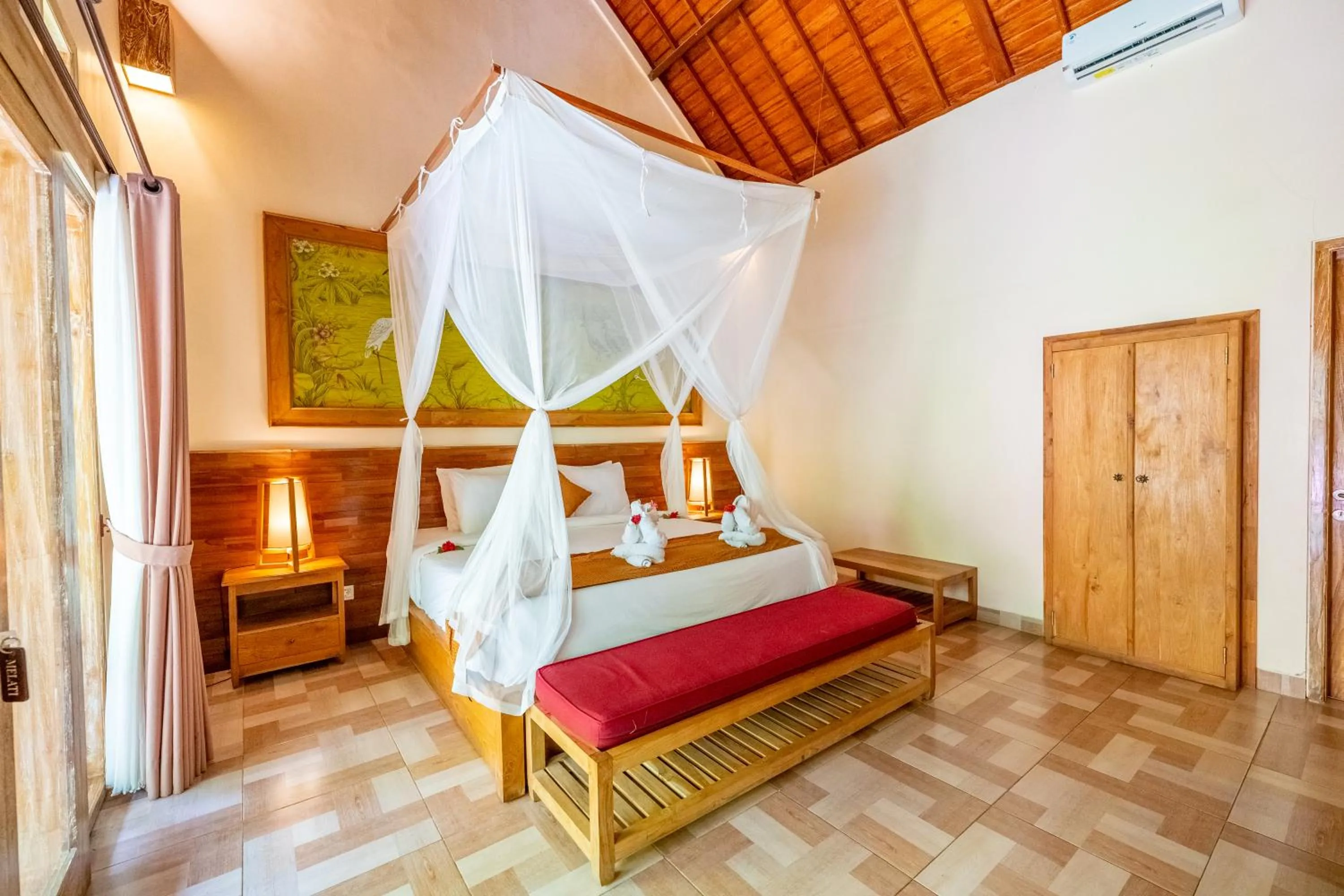 Bed in Prayatna Villas