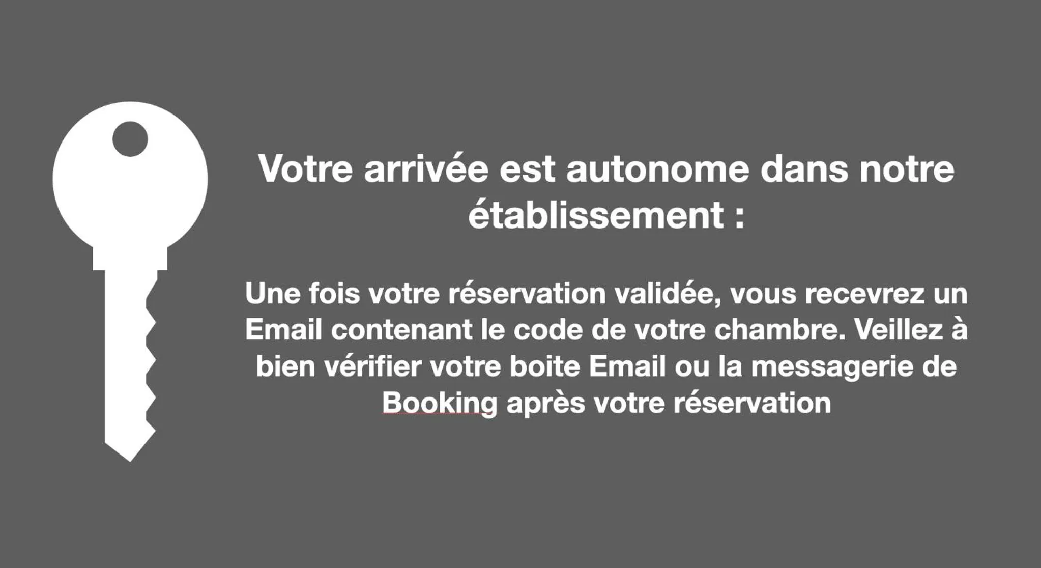 Text overlay in Hotel LA PLACE