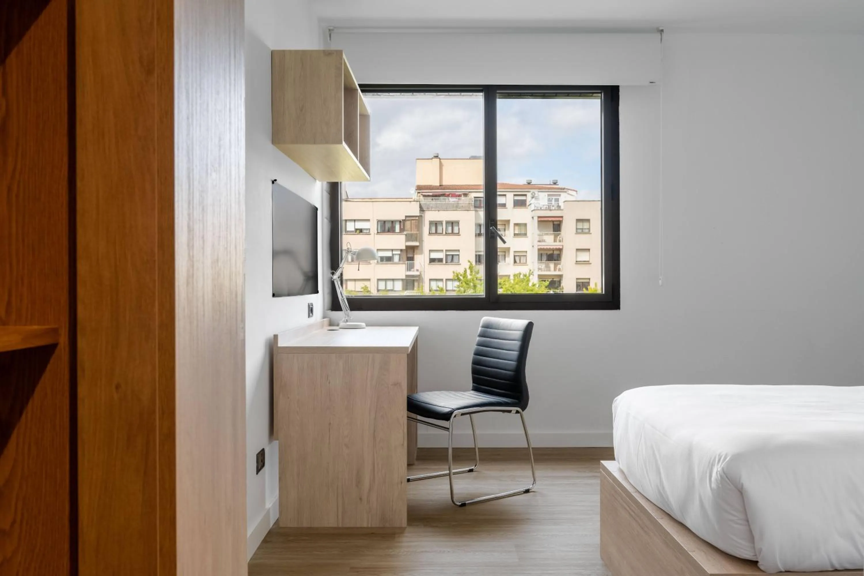 Bed in Micampus Pamplona Student Residence