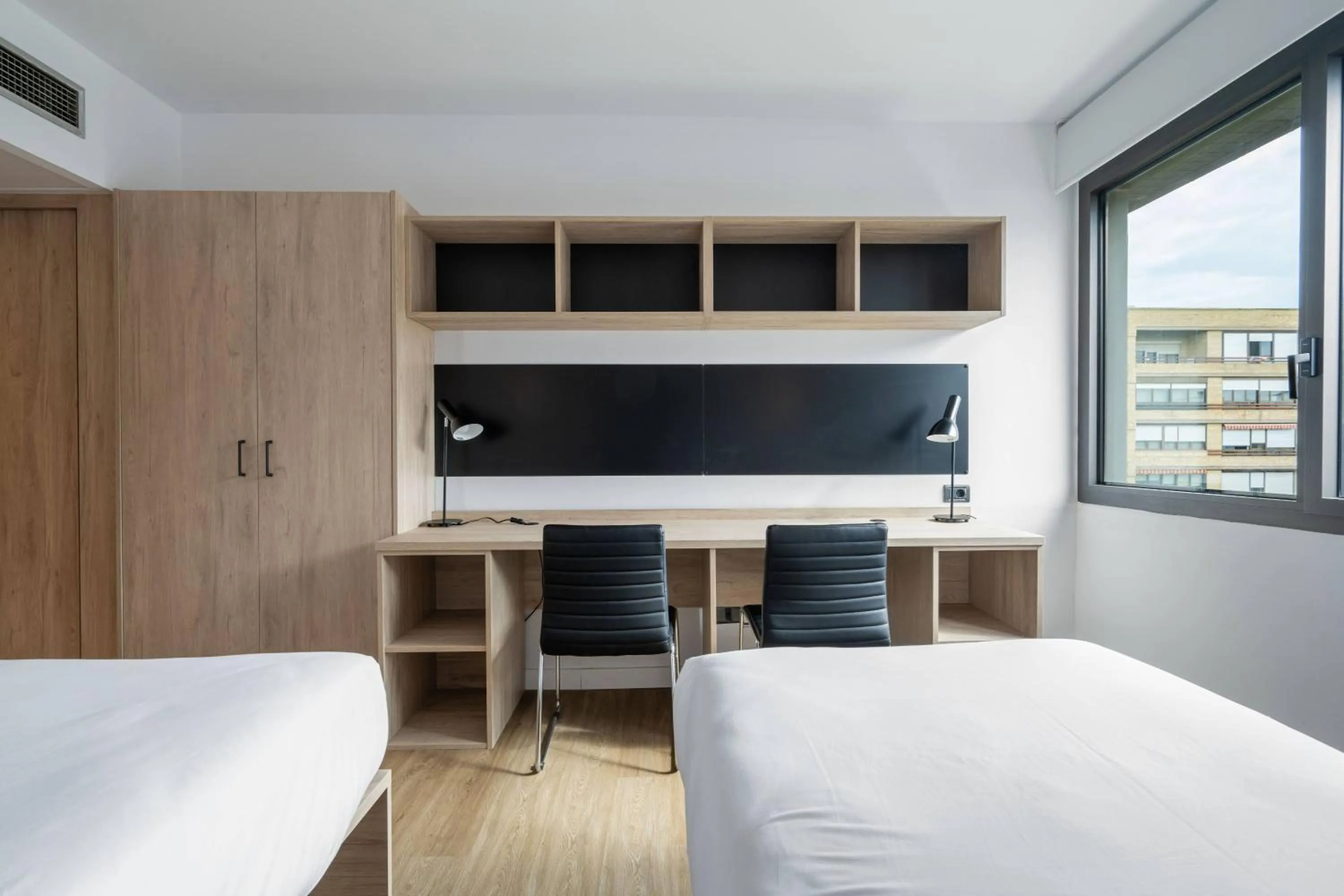 Bed in Micampus Pamplona Student Residence