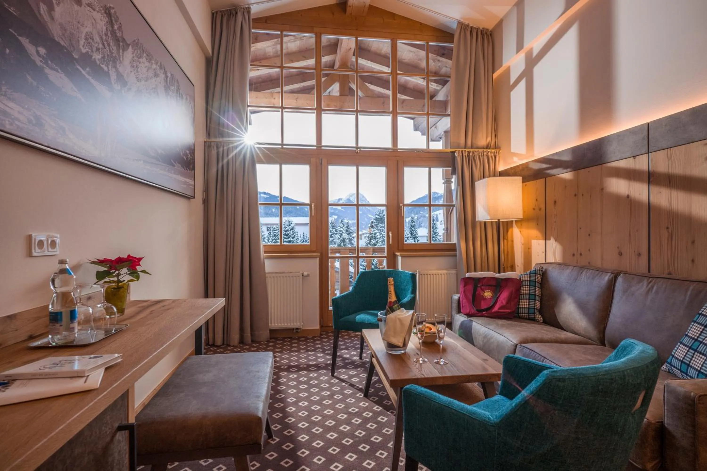 Seating area in Hotel & Spa Sonne 4 Sterne Superior