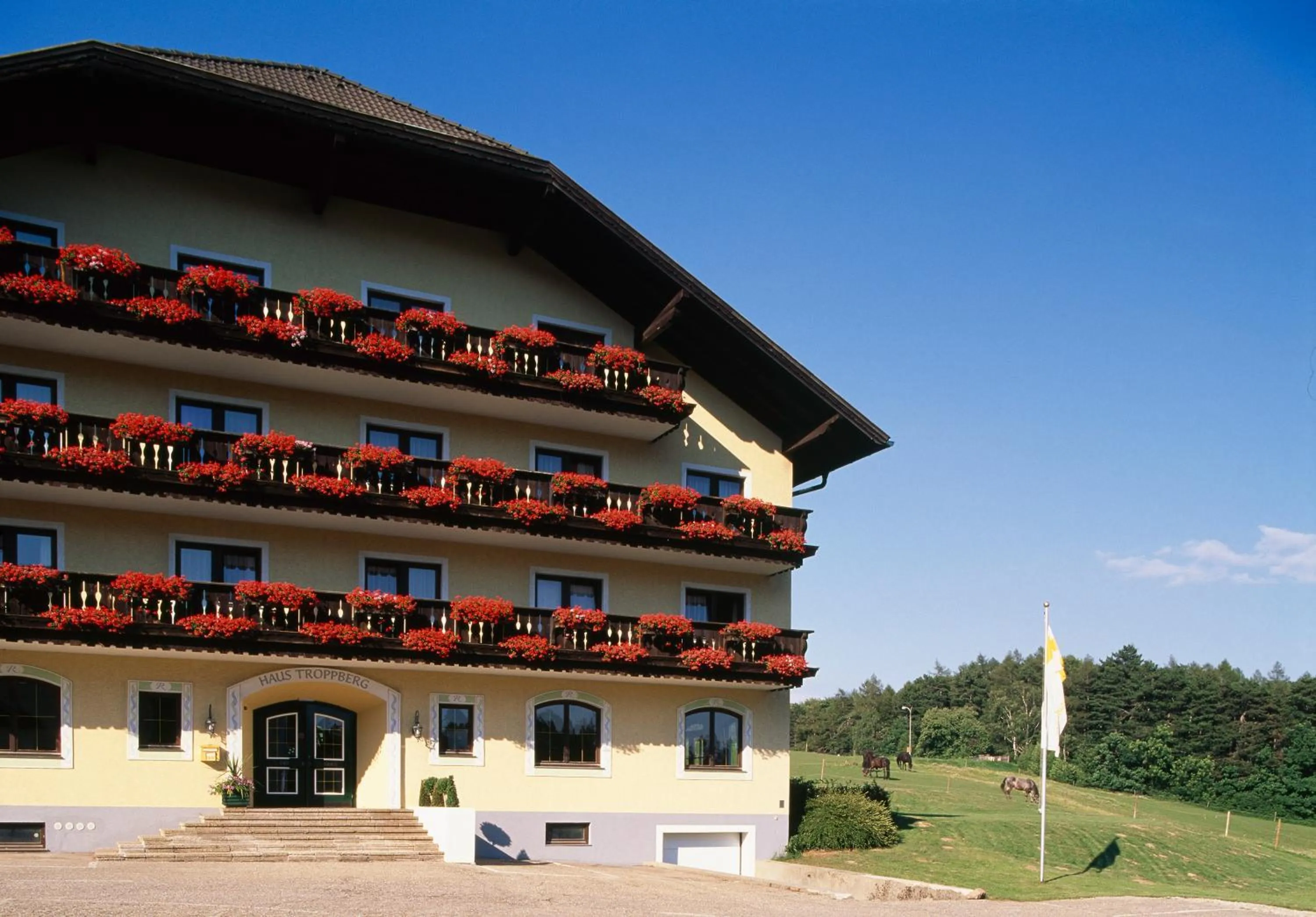 Facade/entrance in Wienerwaldhof Rieger
