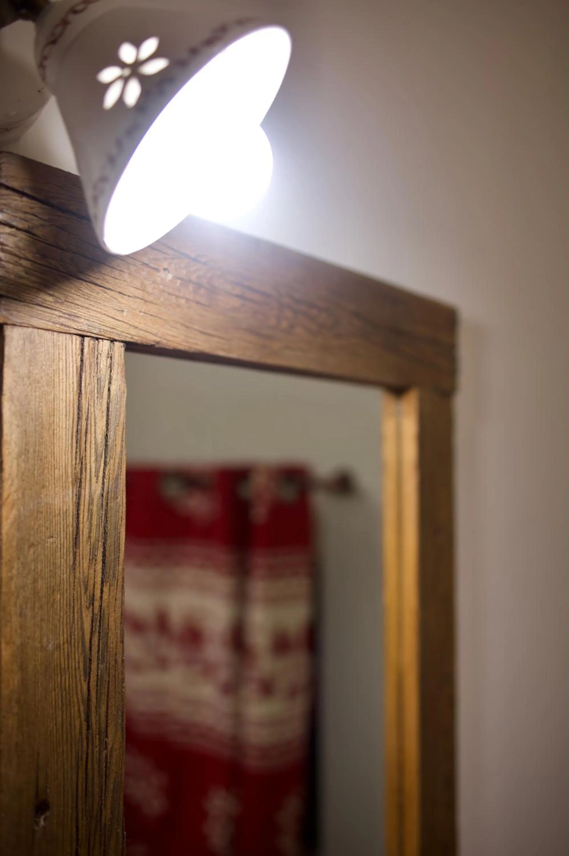 Decorative detail in Rifugio Baita Gimont