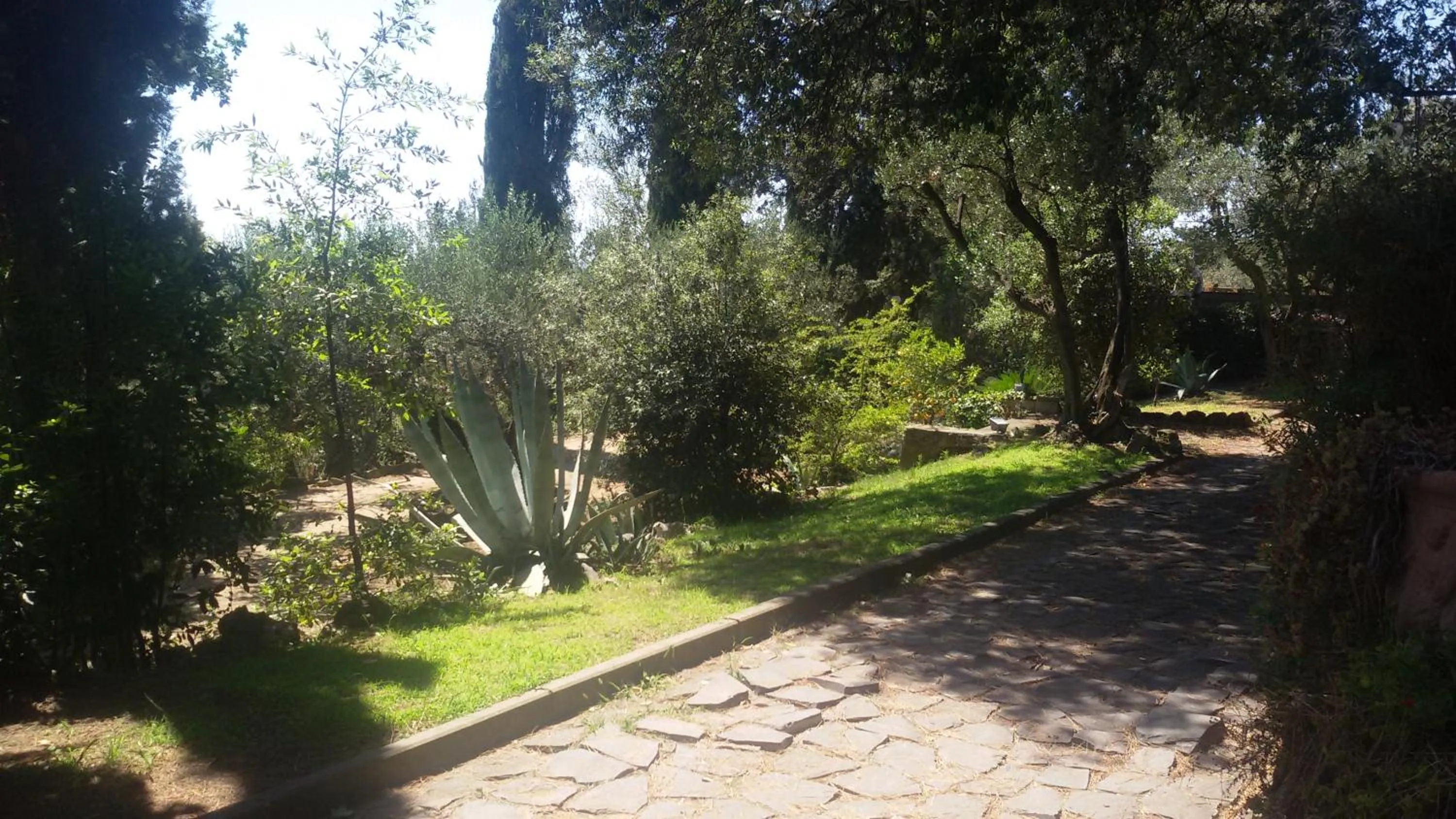 Garden view in La Dolce Casetta