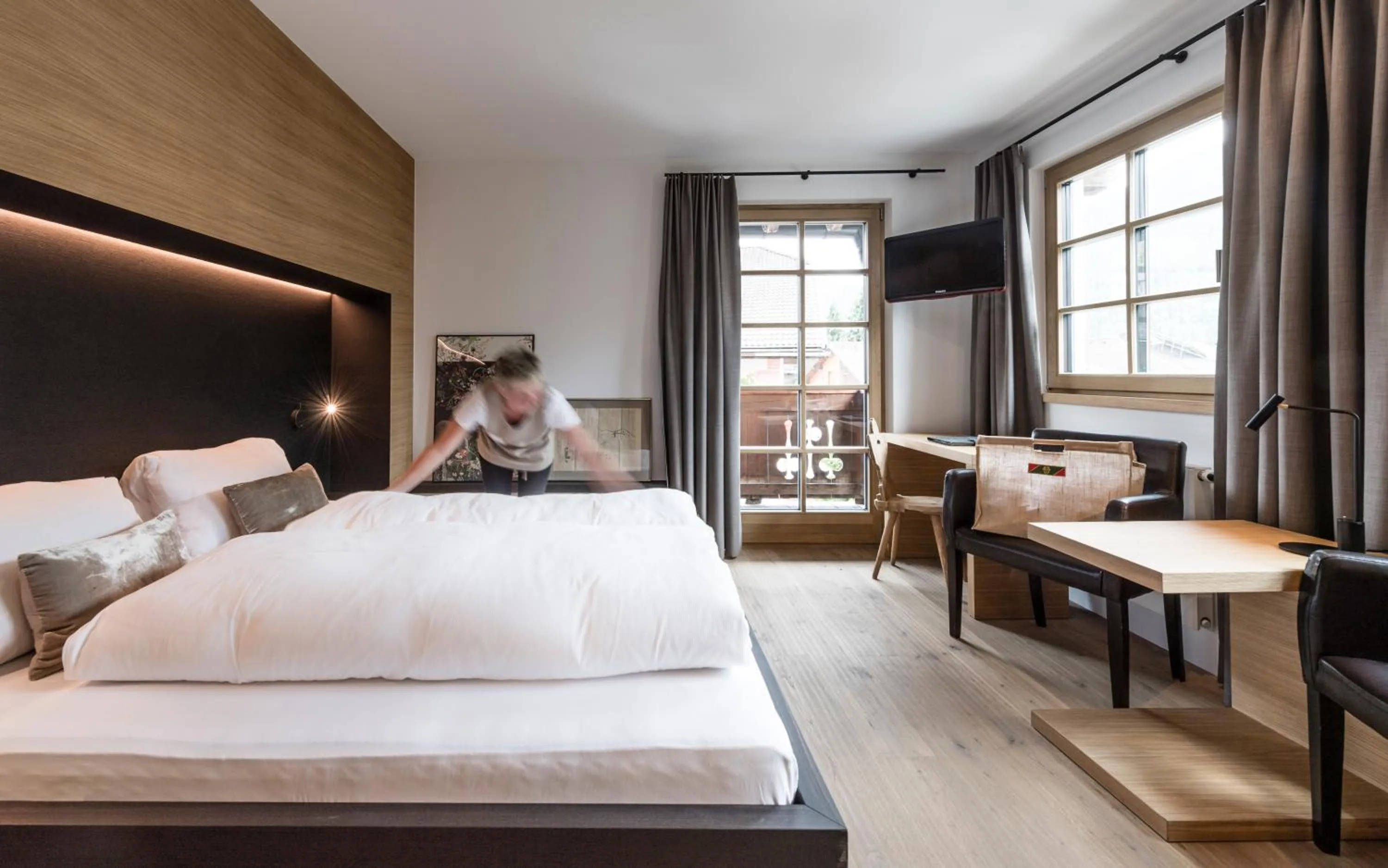 Photo of the whole room, Bed in Strasserwirt - Ansitz zu Tirol