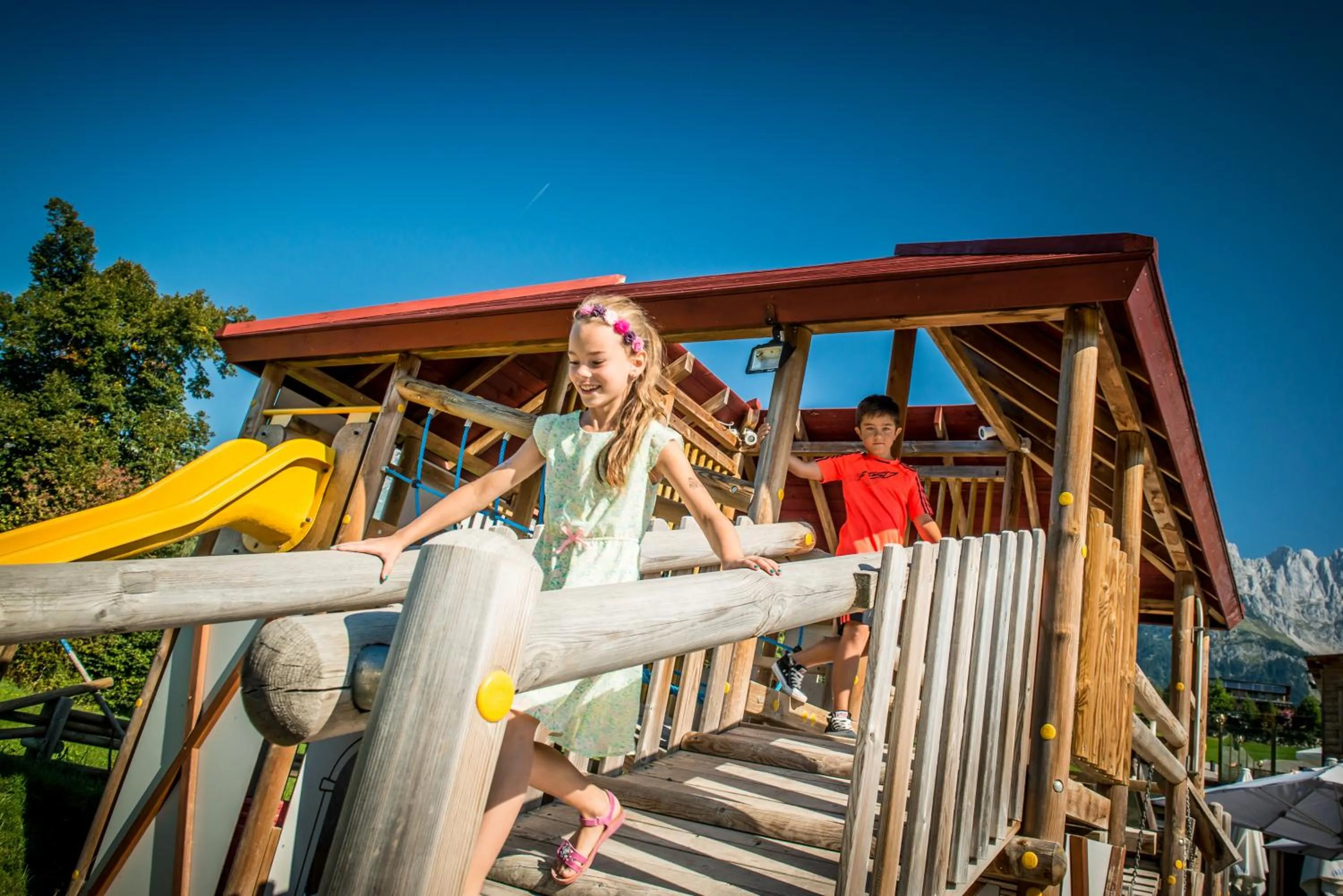 Children play ground in Vitalhotel Sonnenhof