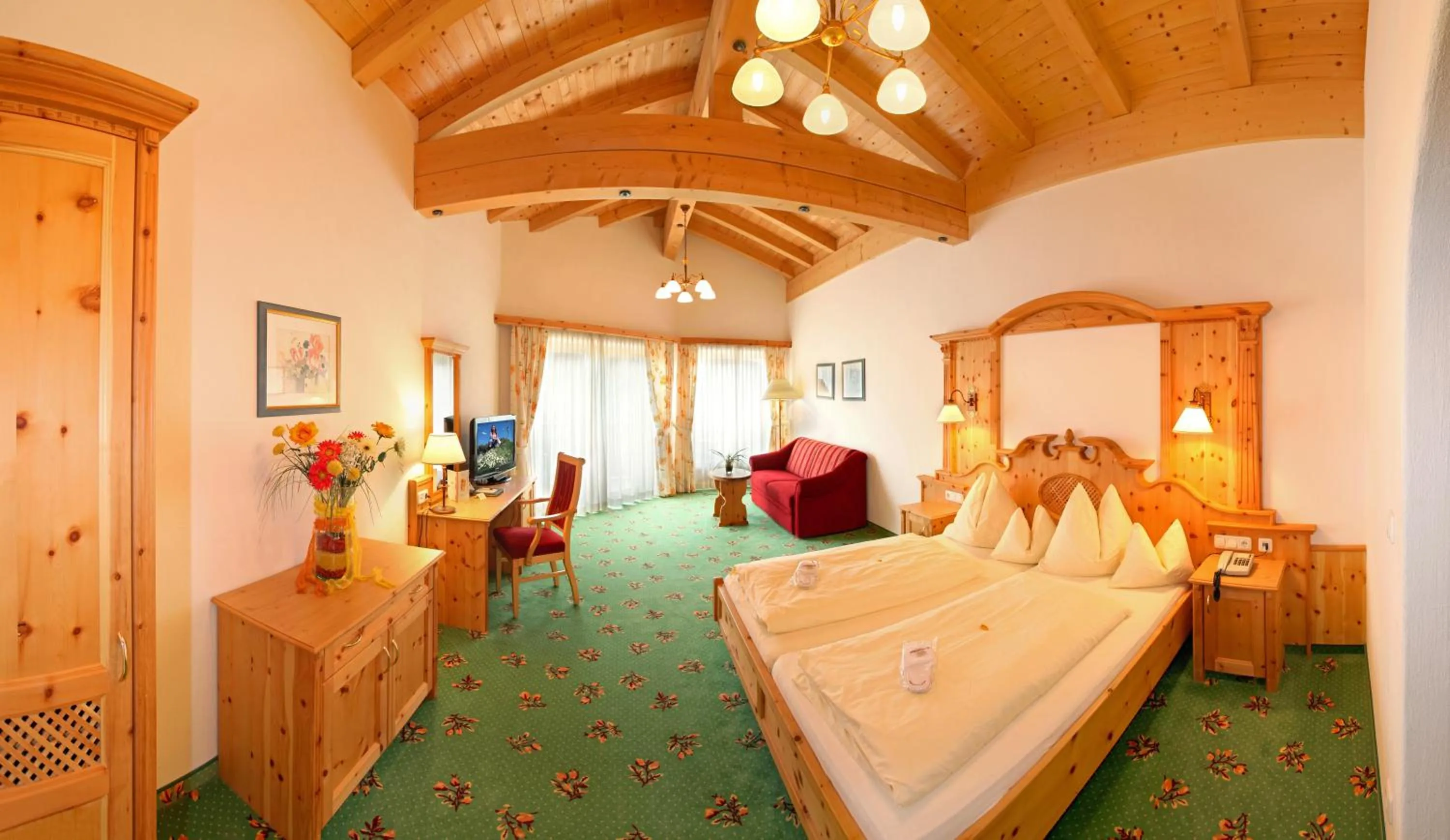 Bed in Vitalhotel Sonnenhof