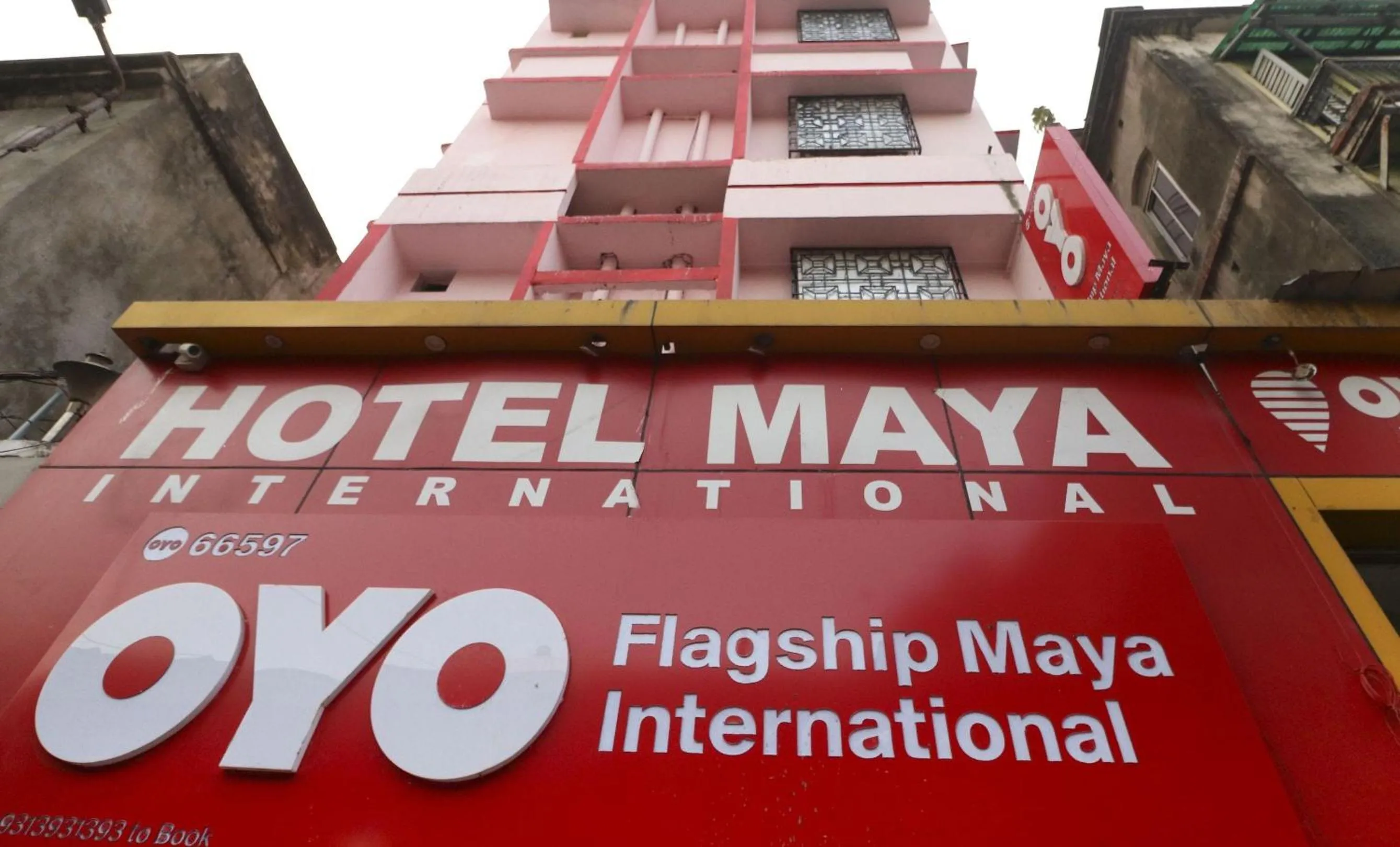 Facade/entrance in Hotel O Home Cozy Studio Collage Square Hotel Maya International Near St. Thomas's Church