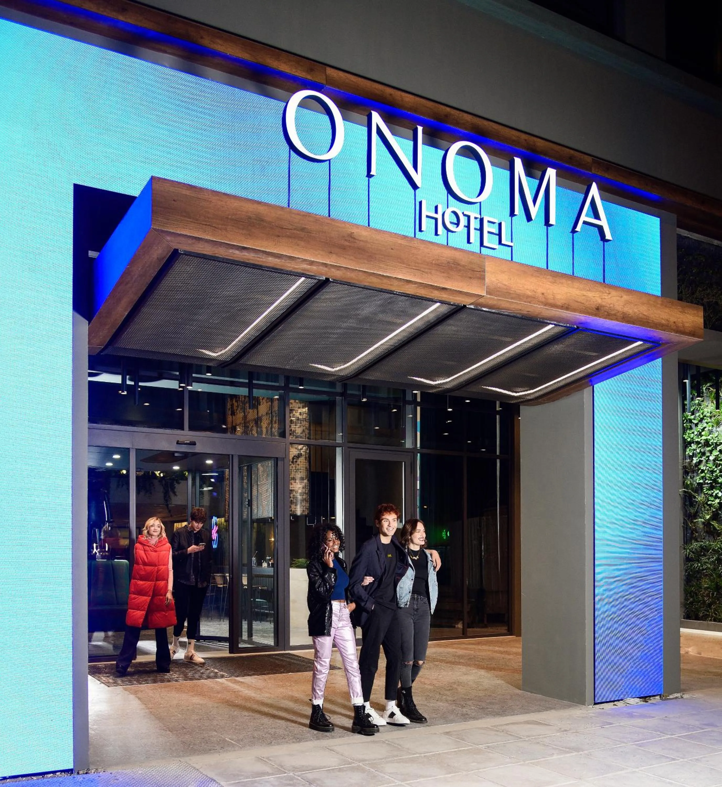Facade/entrance in ONOMA Hotel