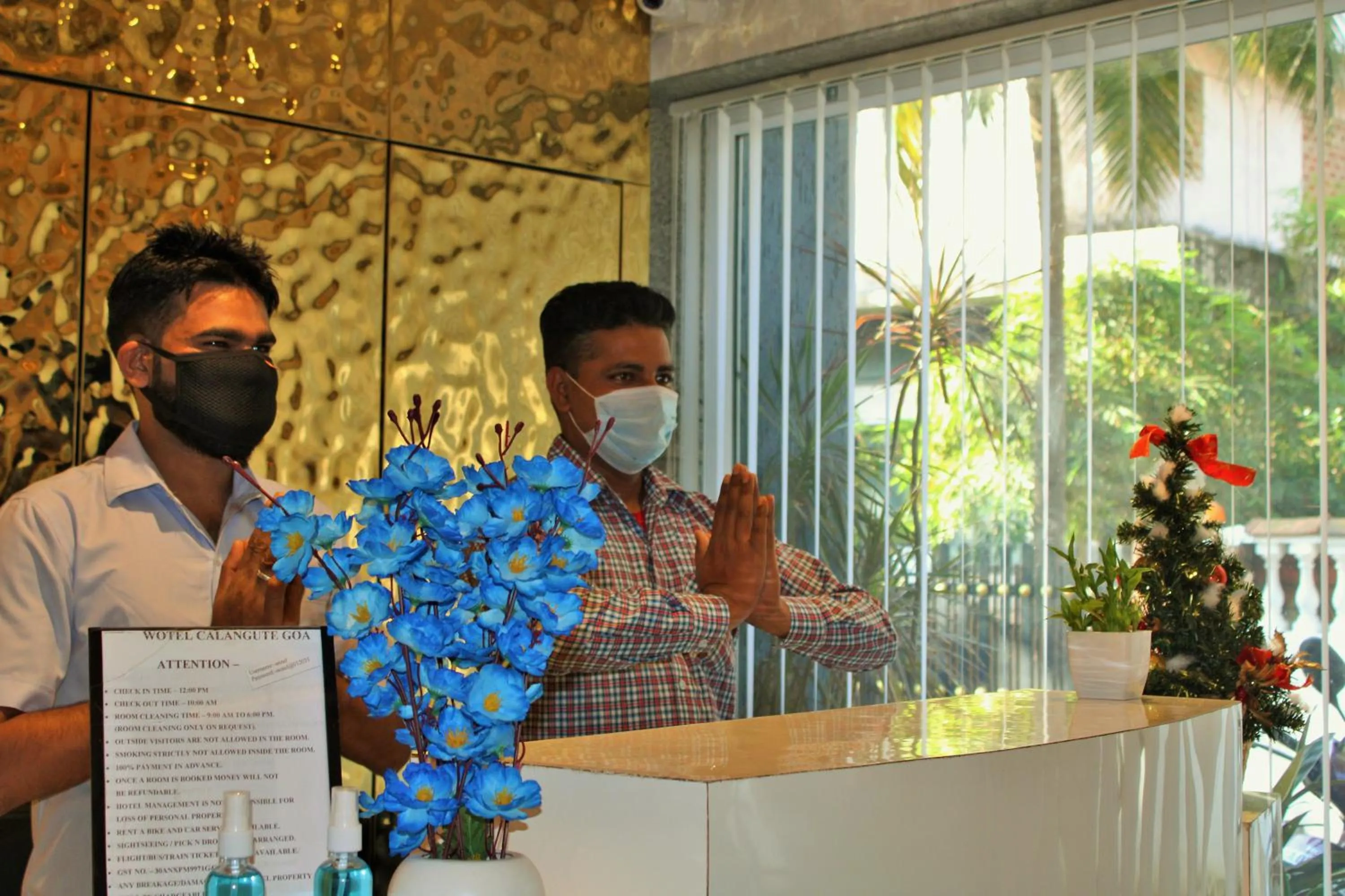 Lobby or reception in Wotel Calangute Goa