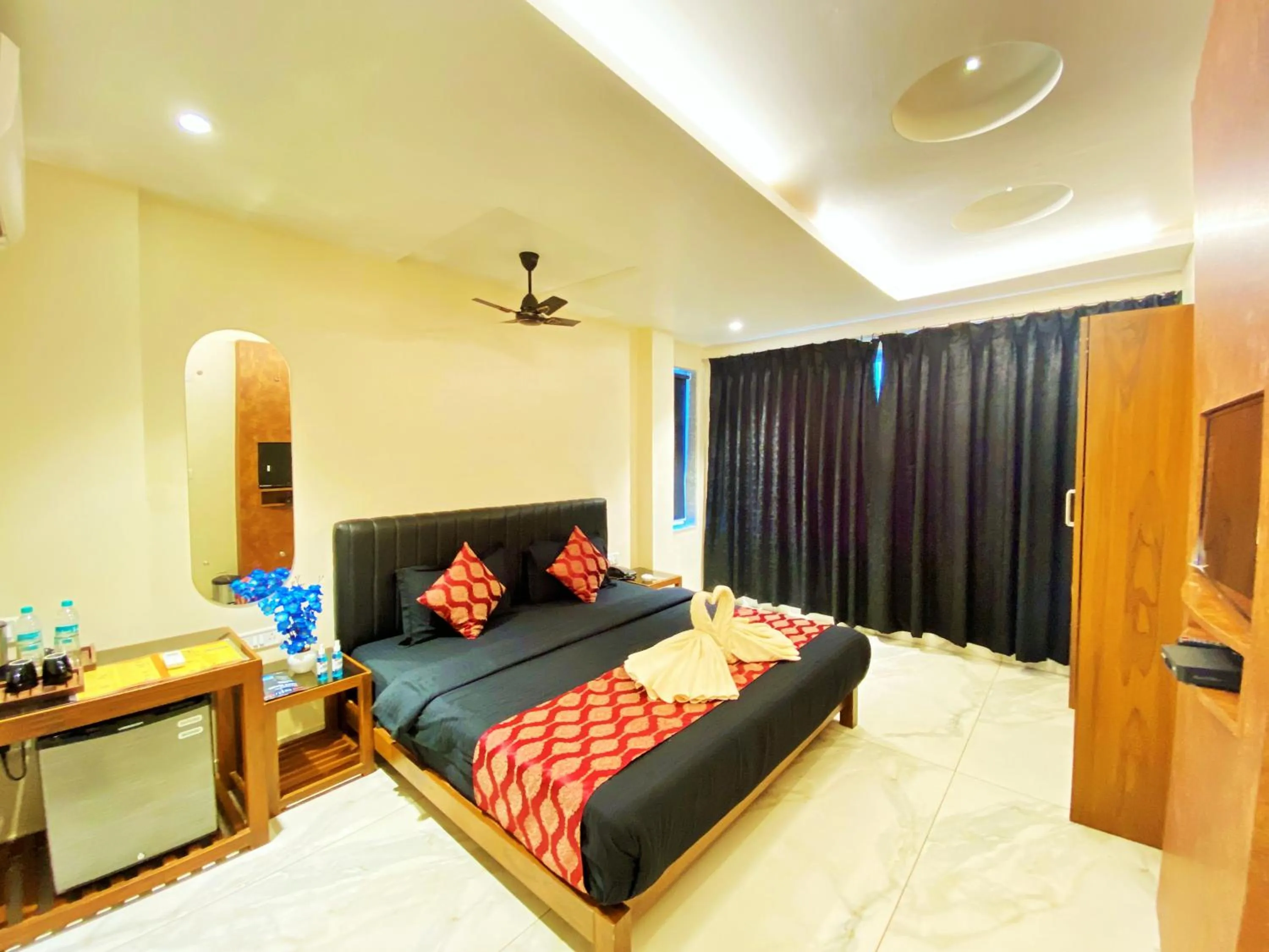 Bed in Wotel Calangute Goa