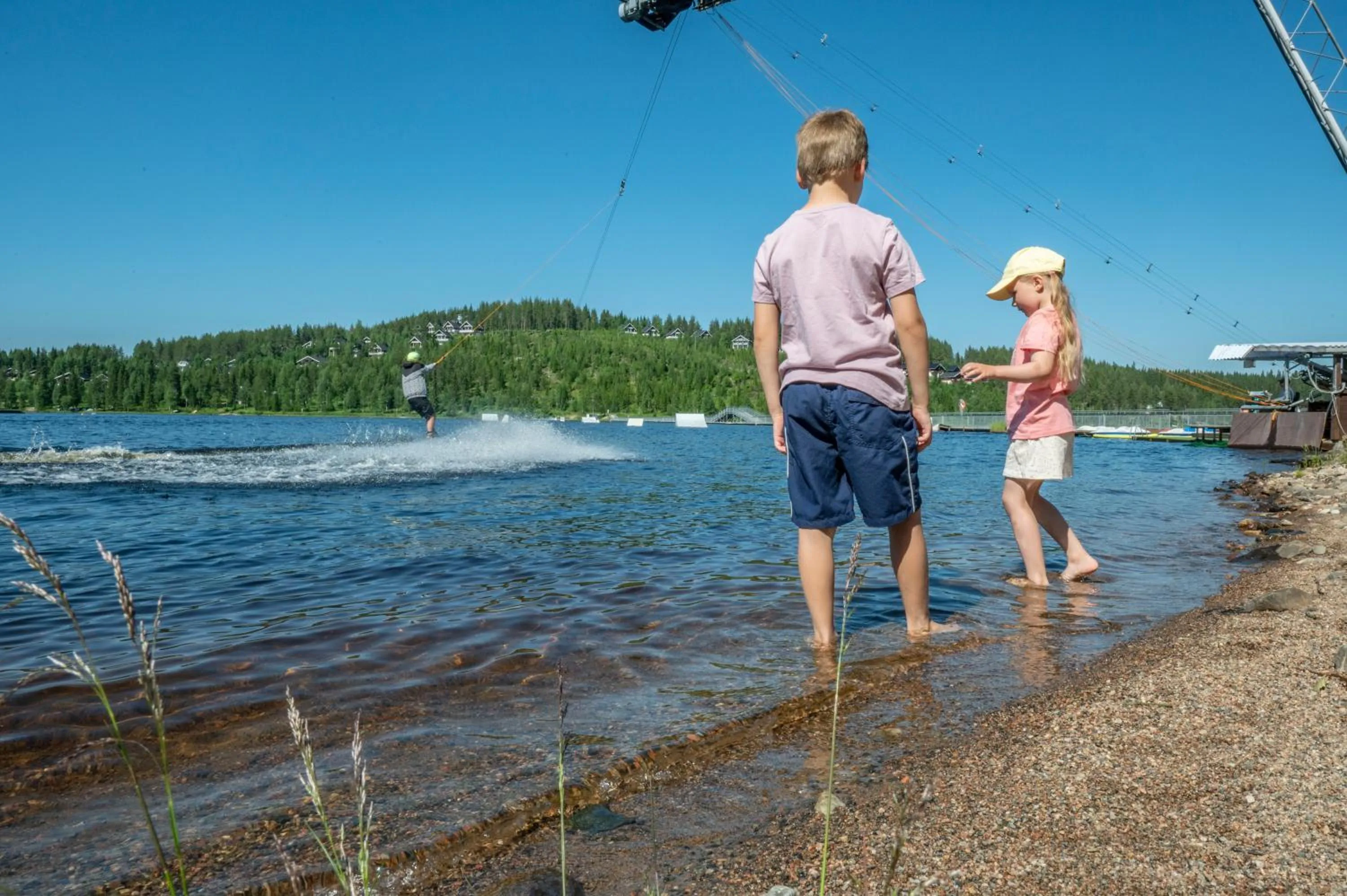 Beach in Ukkohalla Chalets