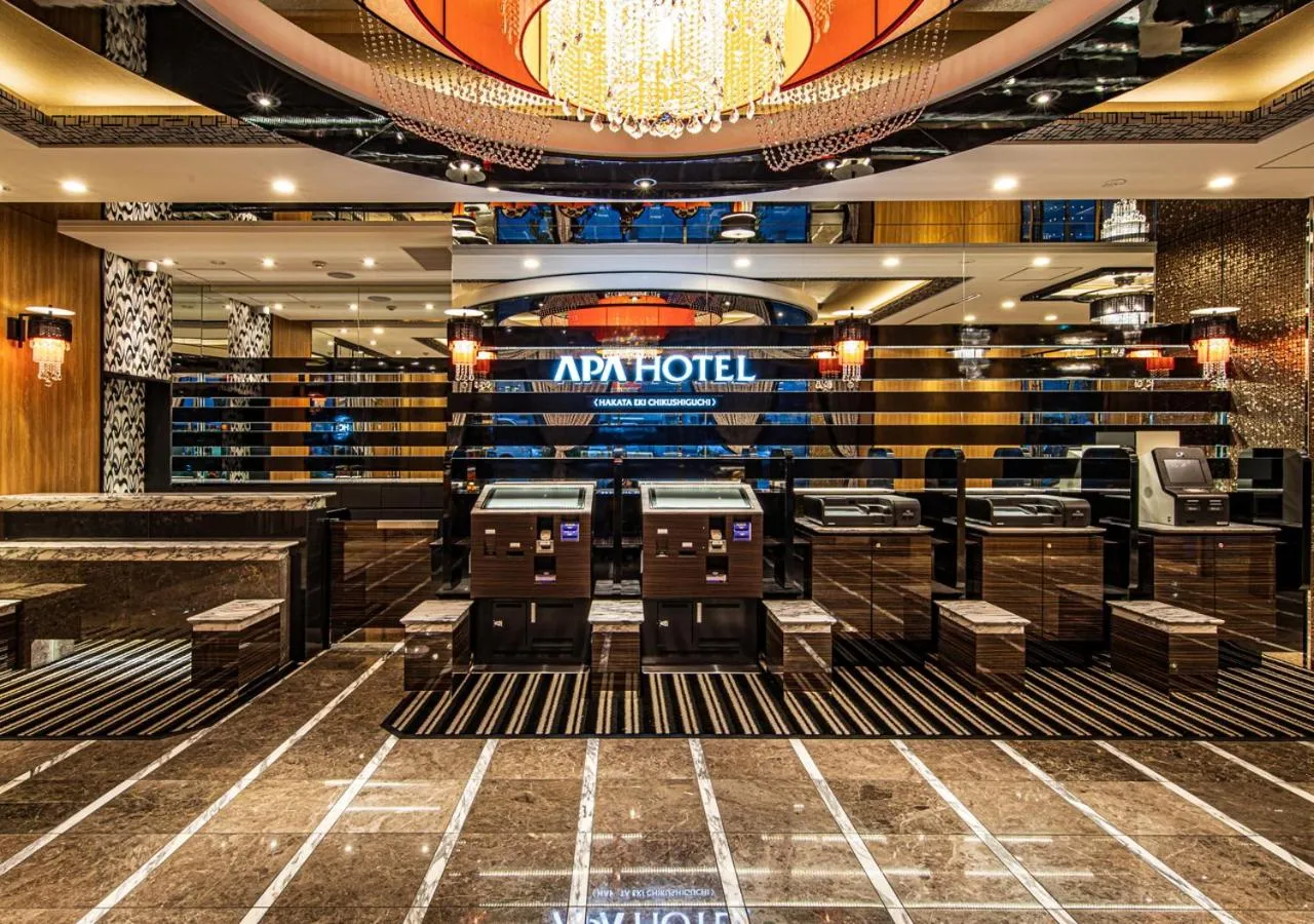Lobby or reception in APA Hotel Hakataeki Chikushiguchi