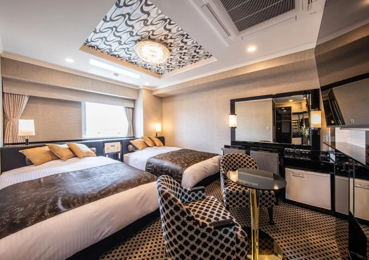 Photo of the whole room, Bed in APA Hotel Hakataeki Chikushiguchi