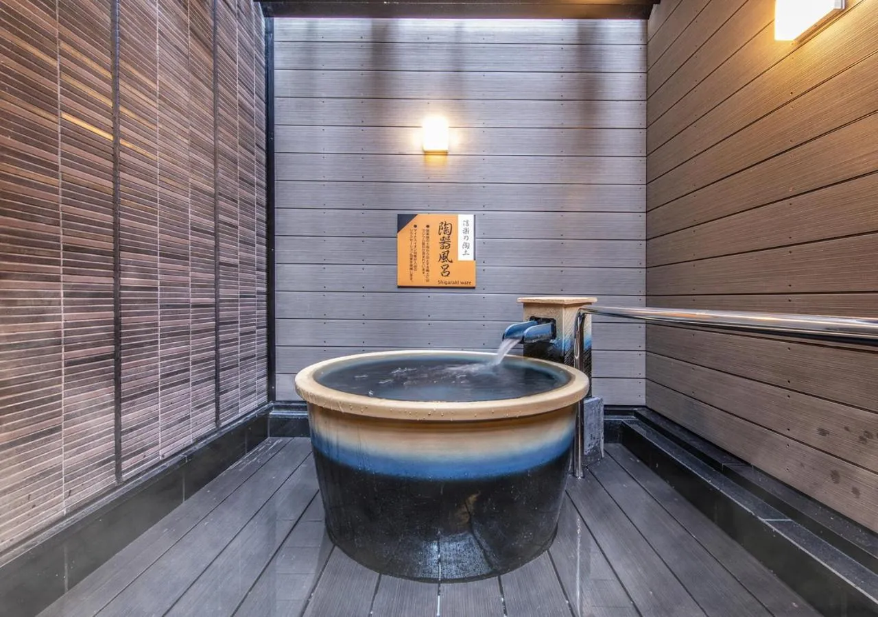 Open Air Bath in APA Hotel Hakataeki Chikushiguchi