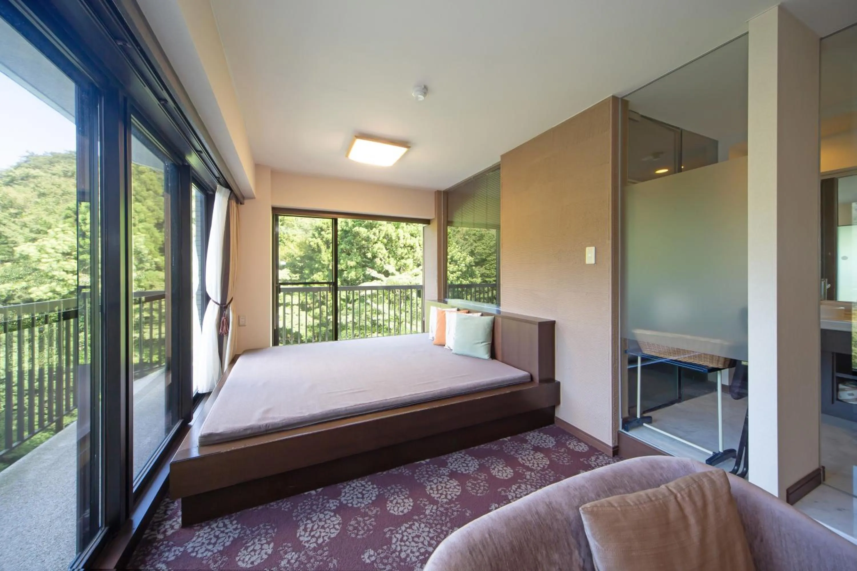 Bedroom, Bed in Hakone Nanase formerly known as Manatei Hakone