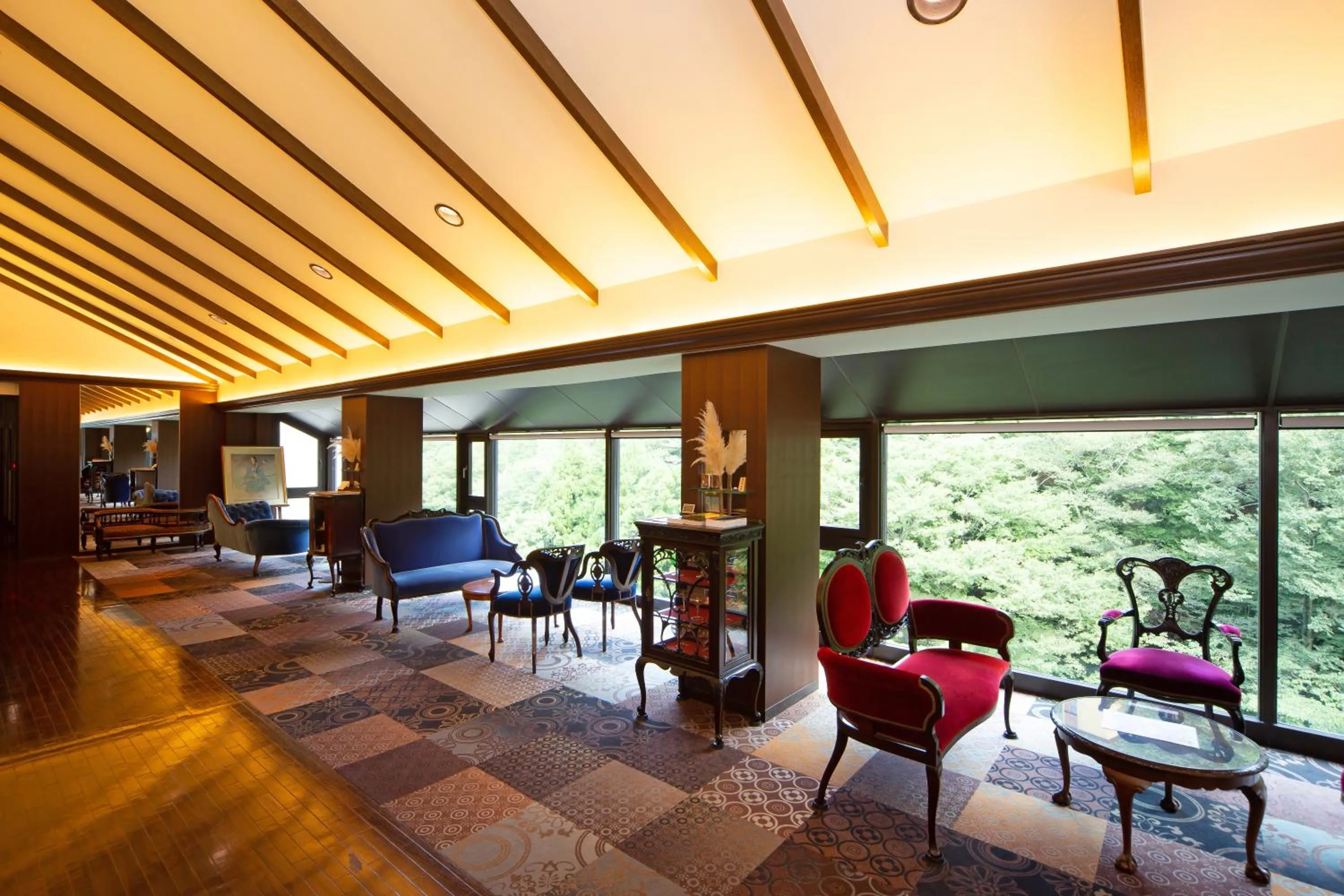 Lobby or reception in Hakone Nanase formerly known as Manatei Hakone