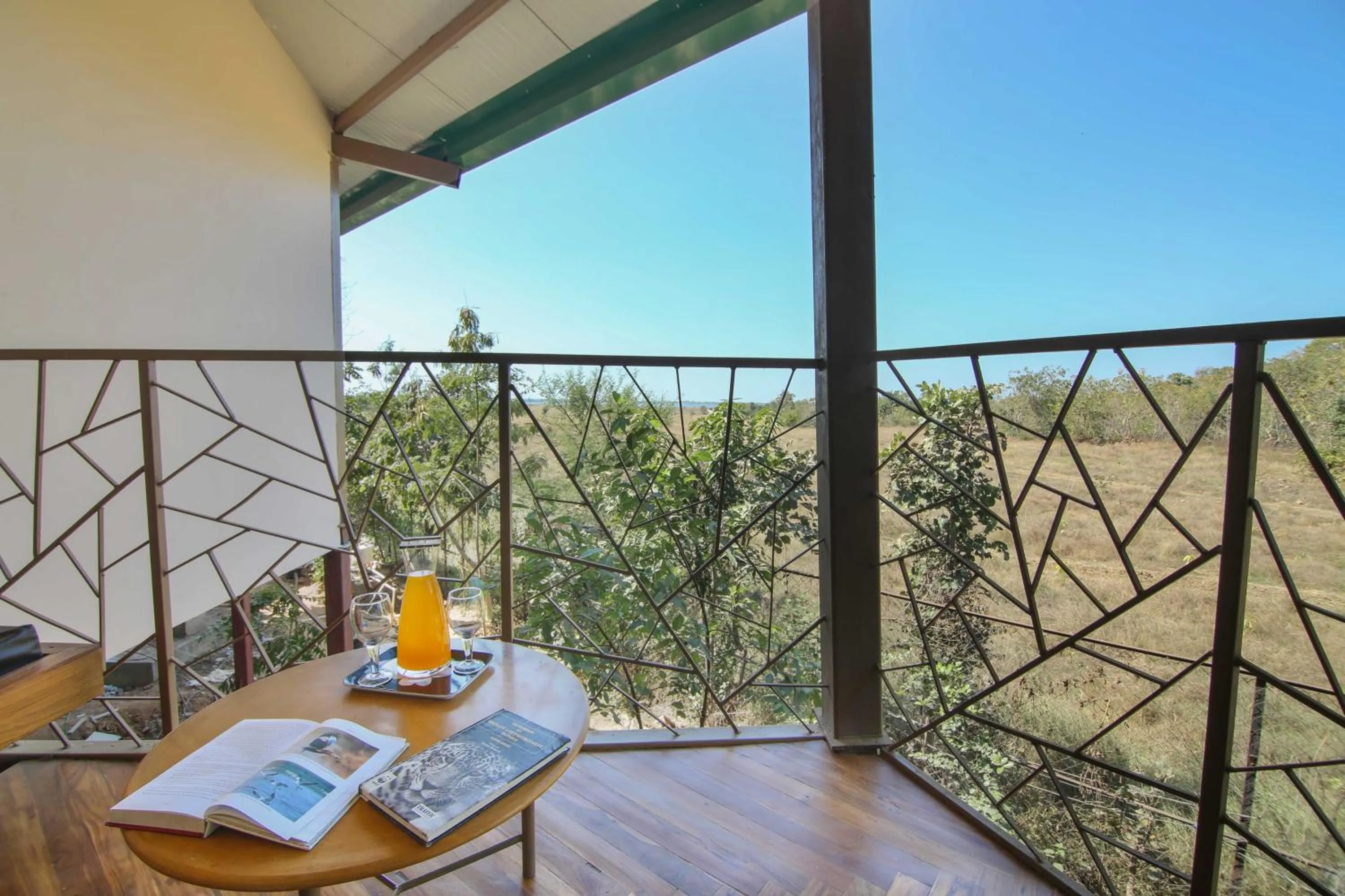 Balcony/Terrace in Tadoba Jungle Camp