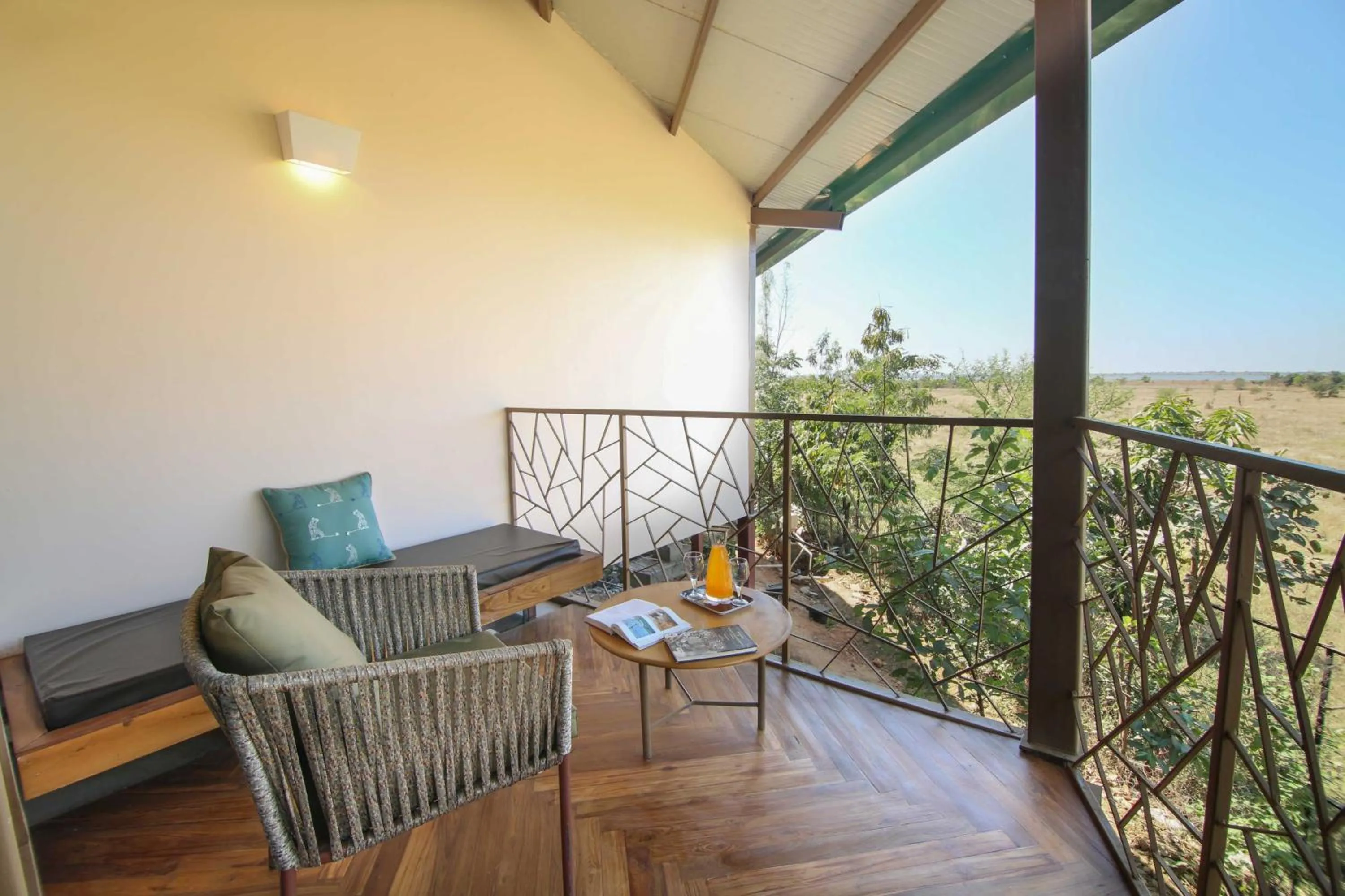 Balcony/Terrace in Tadoba Jungle Camp