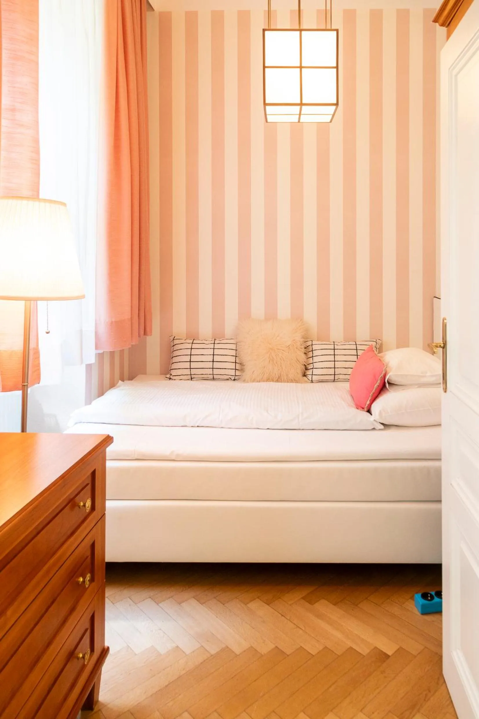 Bed in Hotel Schwalbe