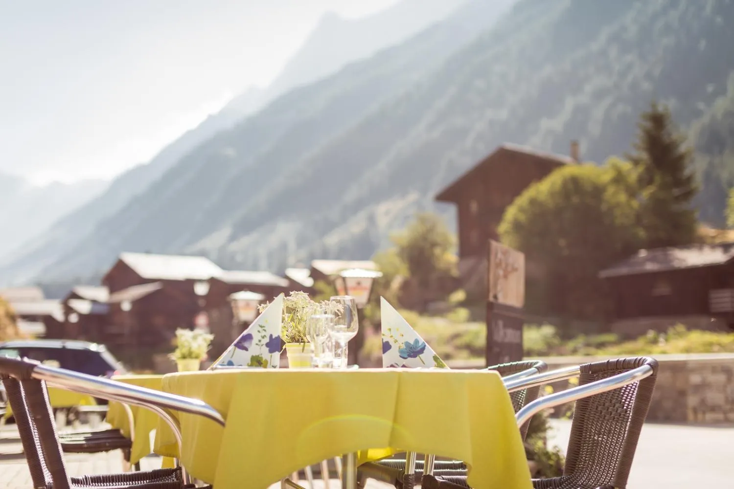 Balcony/Terrace in Hotel Breithorn