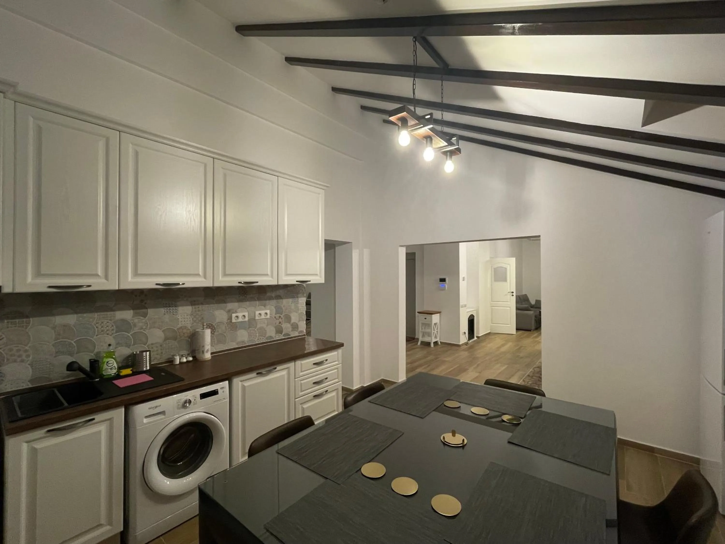 Kitchen or kitchenette in Iarca Inn