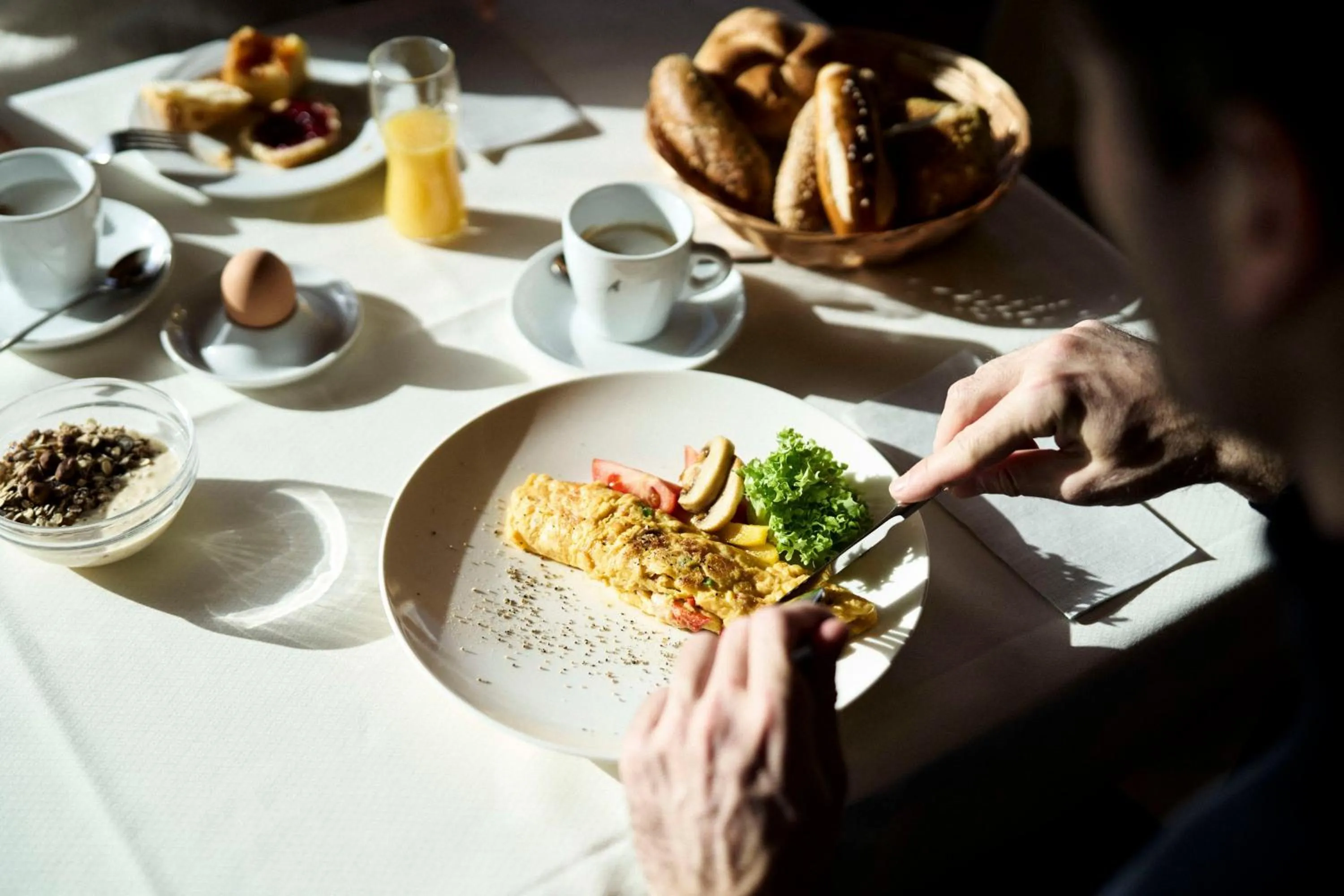 Breakfast in Hotel Steffisalp