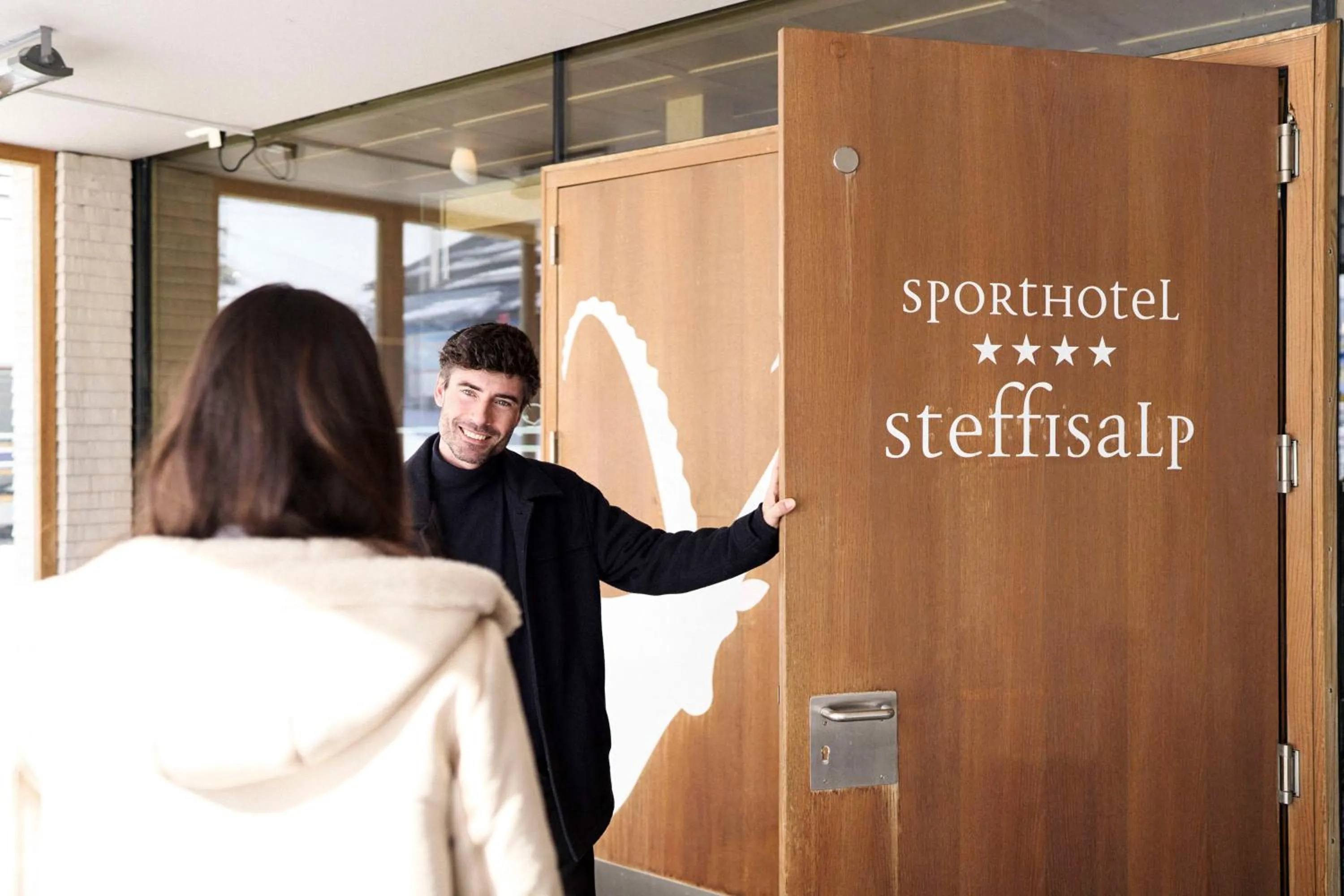 Facade/entrance in Hotel Steffisalp