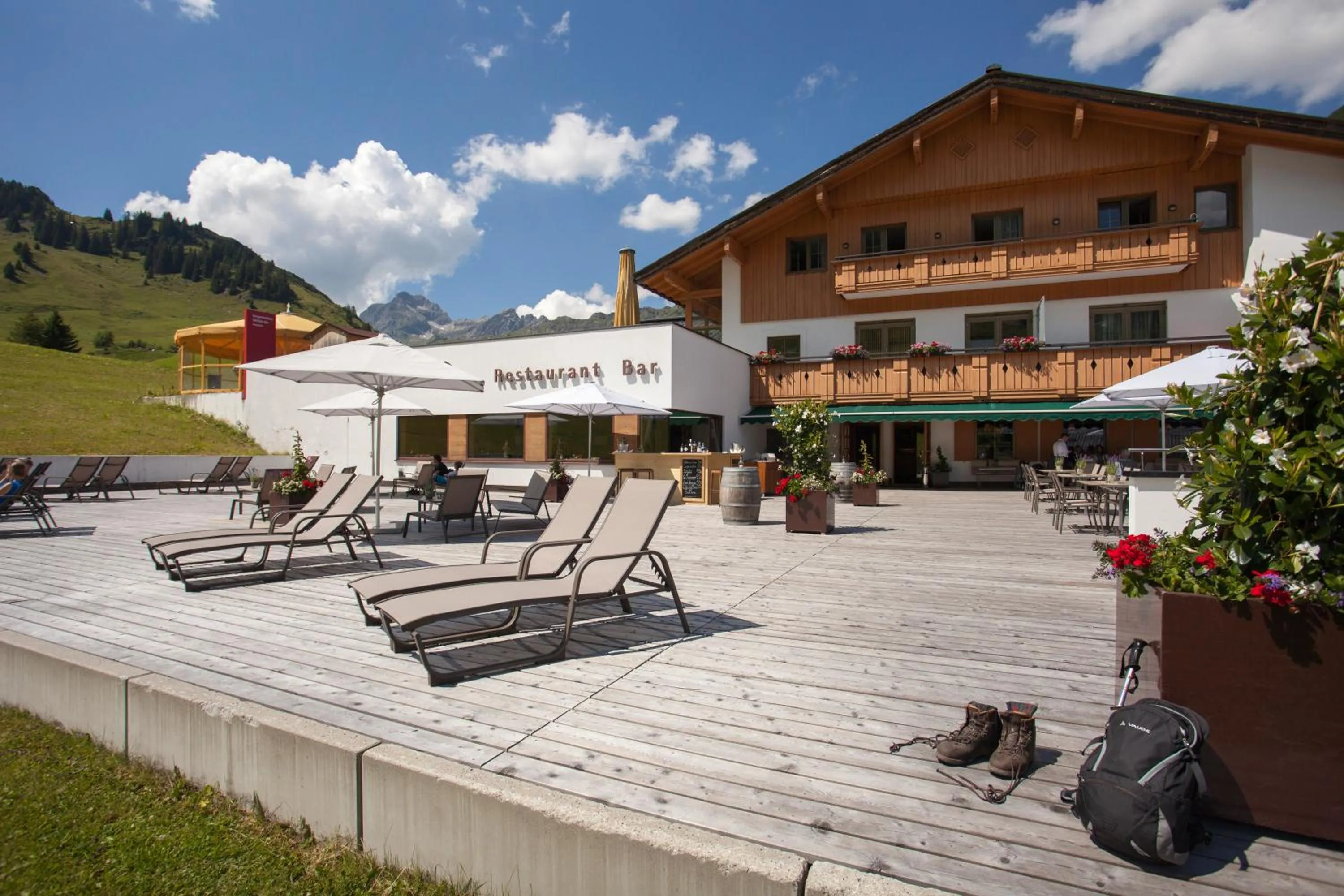 Property building in Hotel Steffisalp