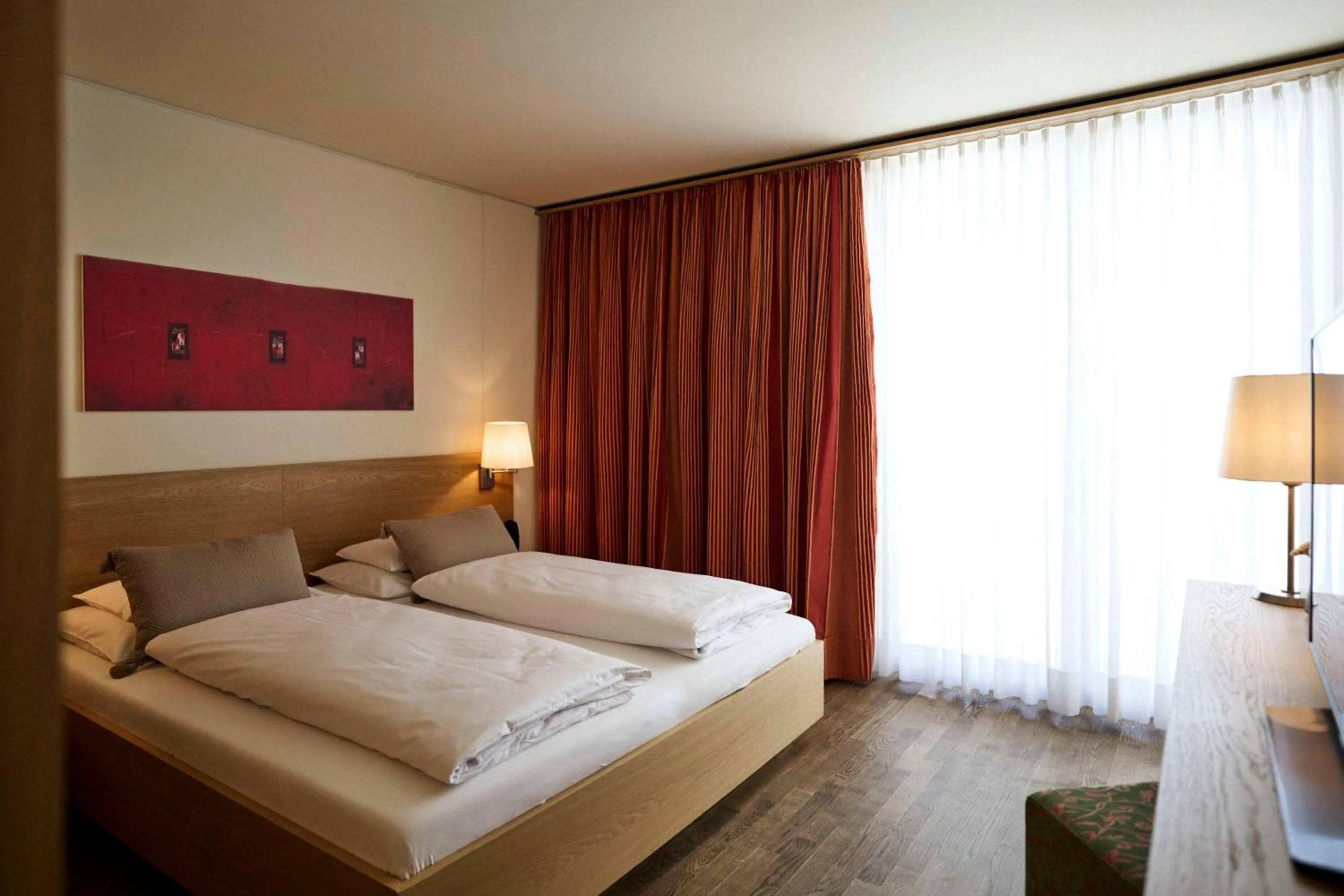 Bed in Hotel Steffisalp