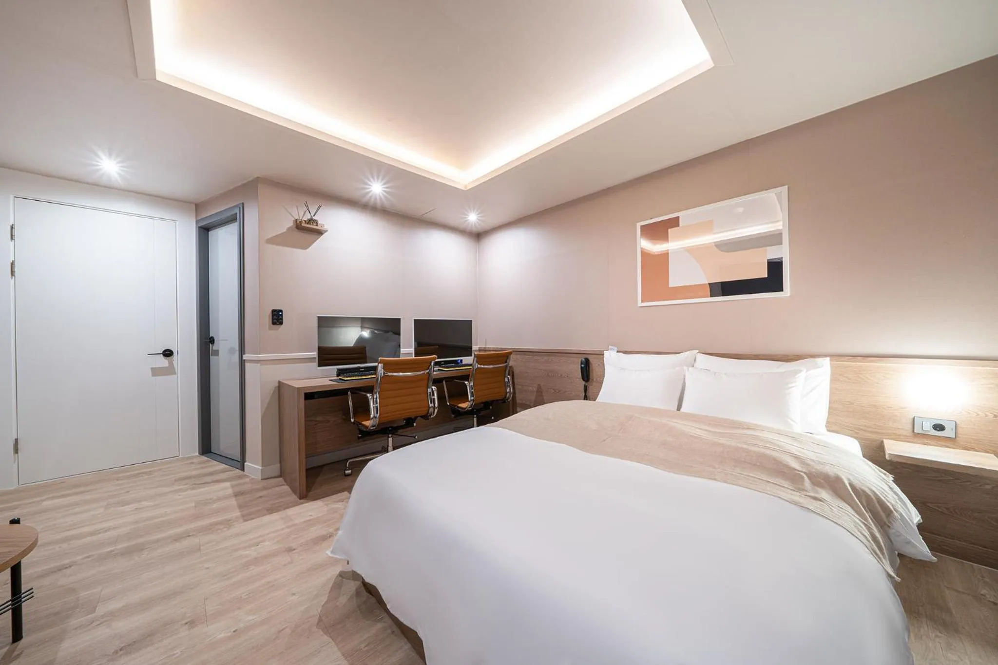 Bed in Aank Hotel Daejeon Yongjeon 1st