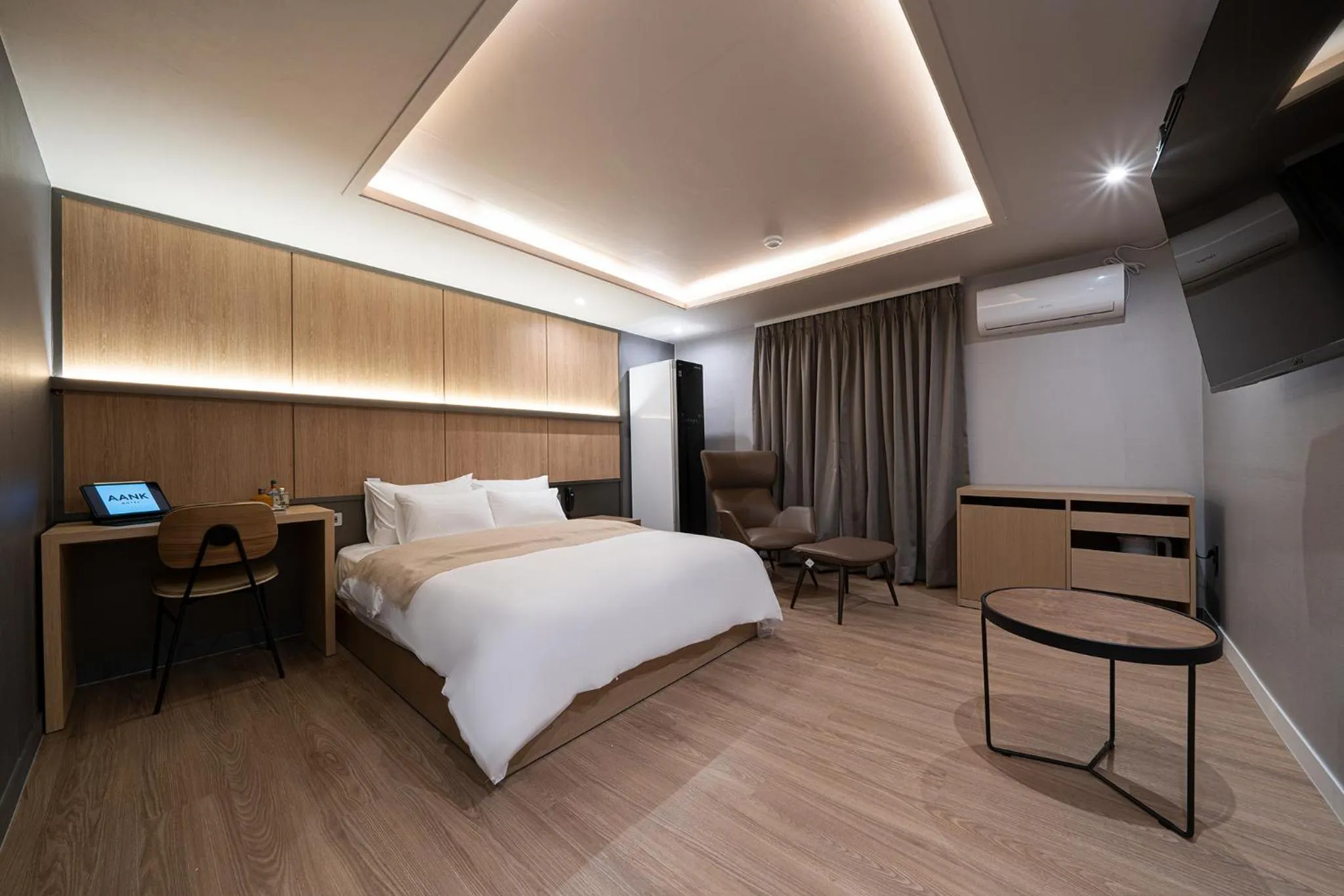 Bed in Aank Hotel Daejeon Yongjeon 1st