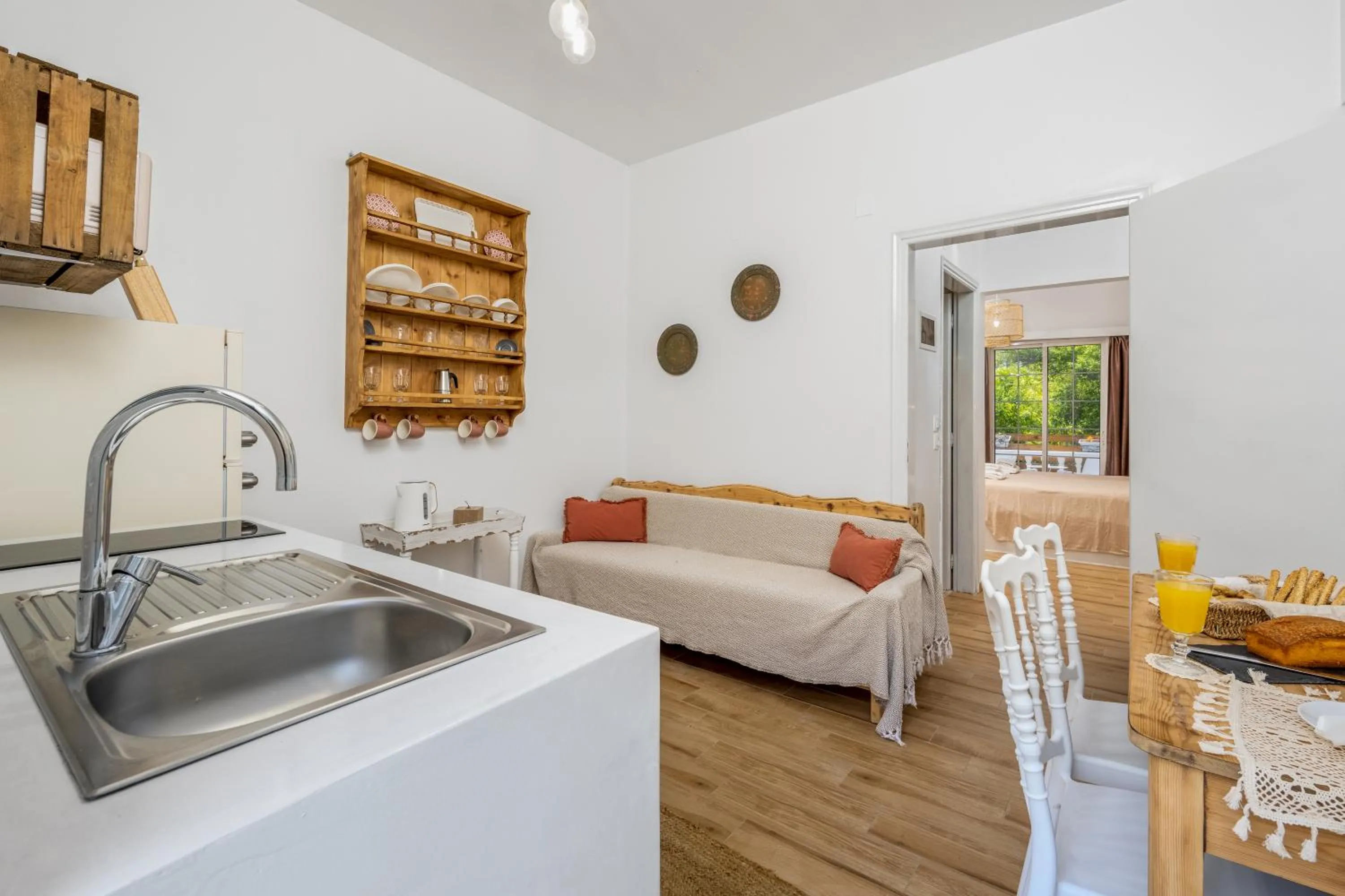 Kitchen or kitchenette in Afroditi Superior Apartments