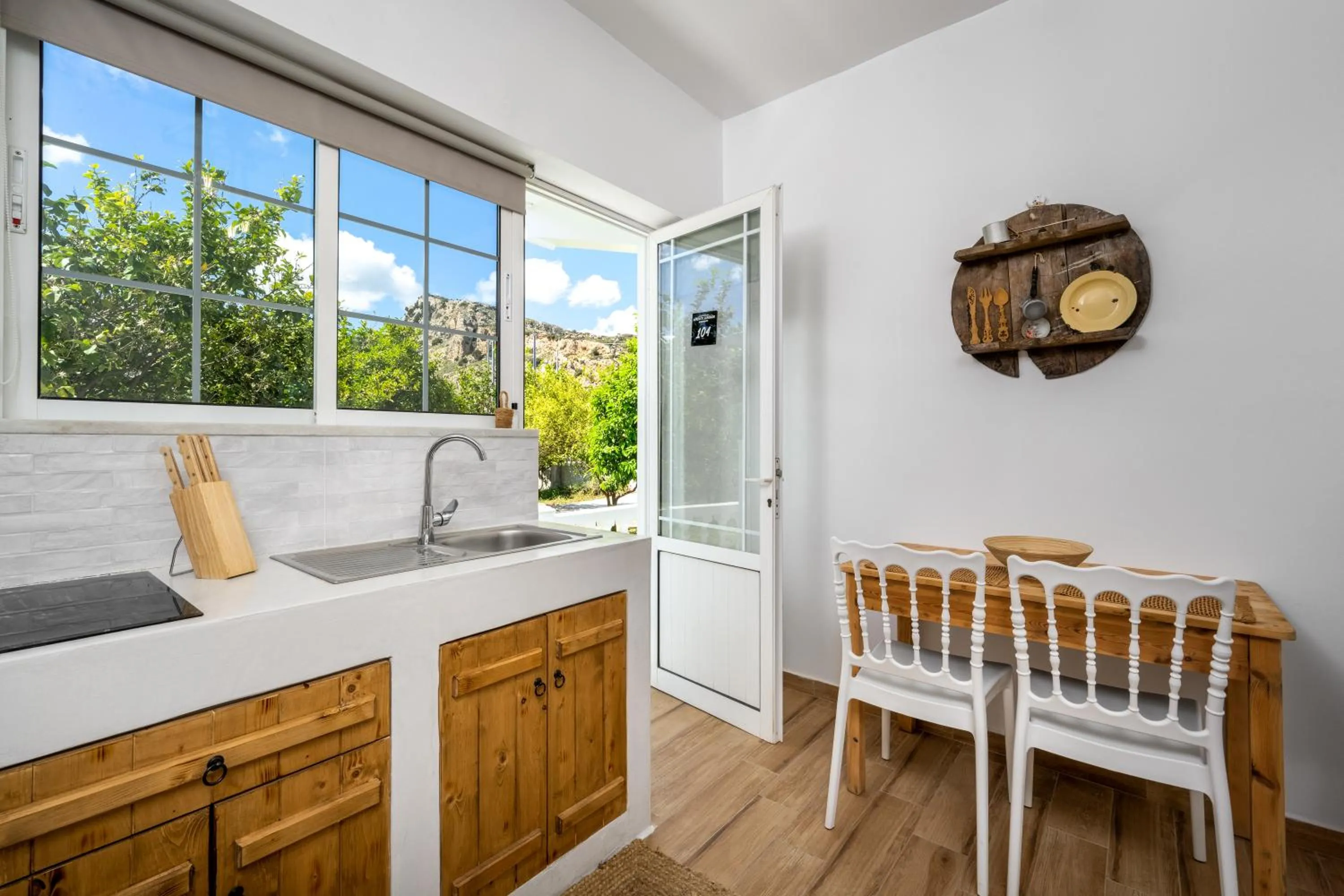 Kitchen or kitchenette in Afroditi Superior Apartments