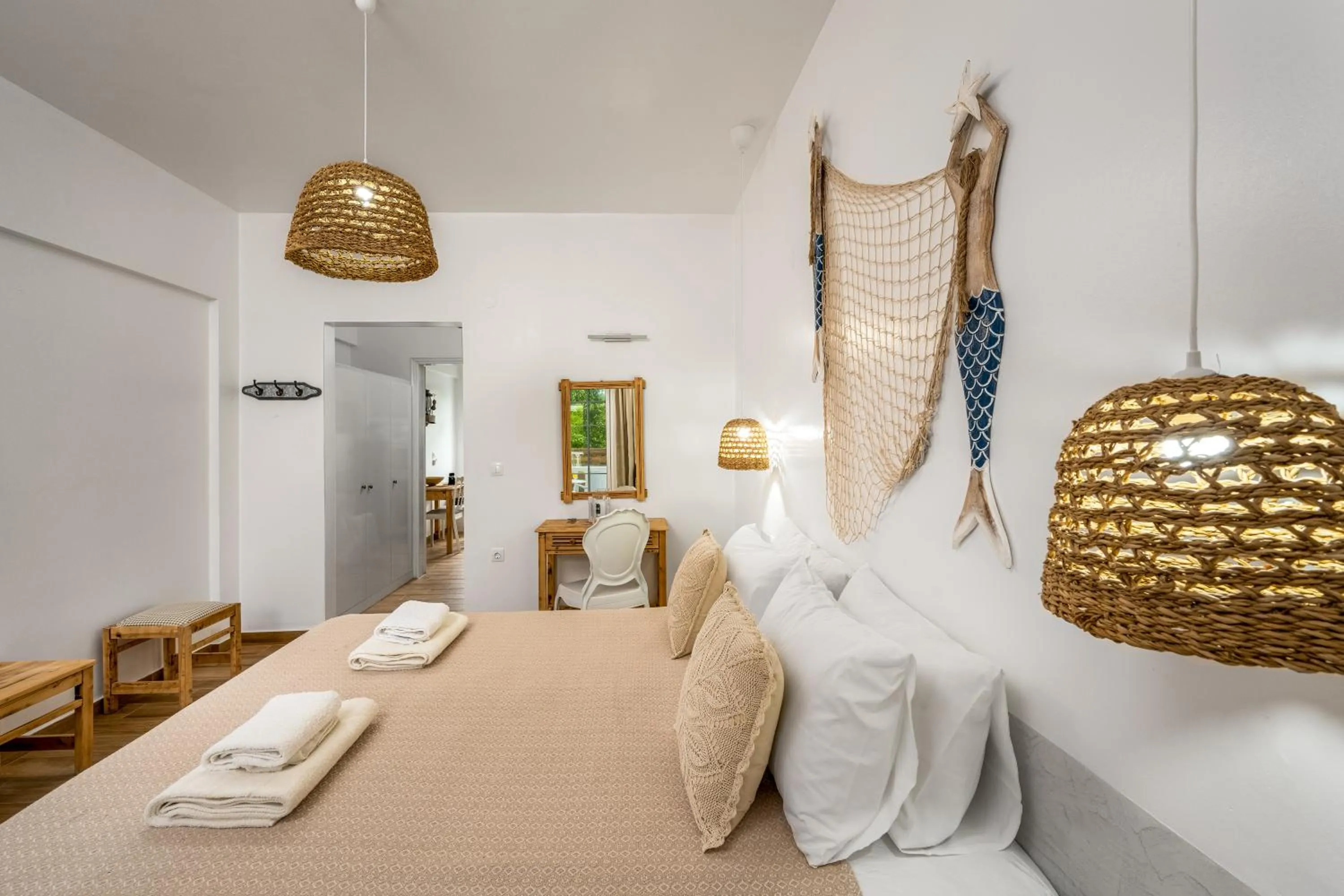 Photo of the whole room, Bed in Afroditi Superior Apartments