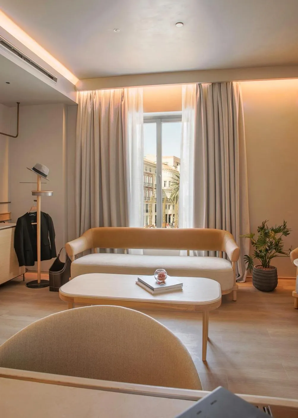 Seating area, Bed in Only YOU Hotel Málaga