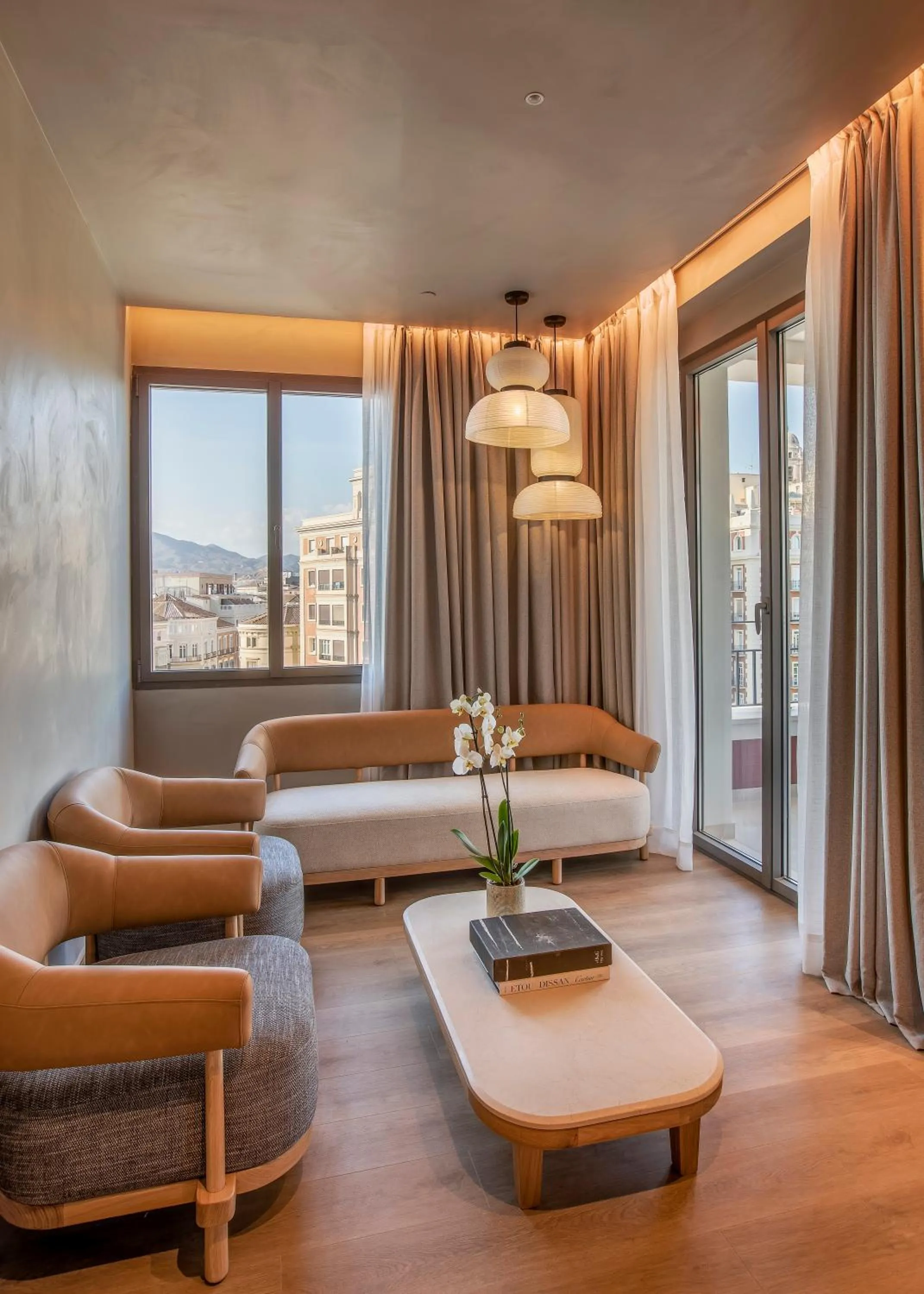 Seating area in Only YOU Hotel Málaga