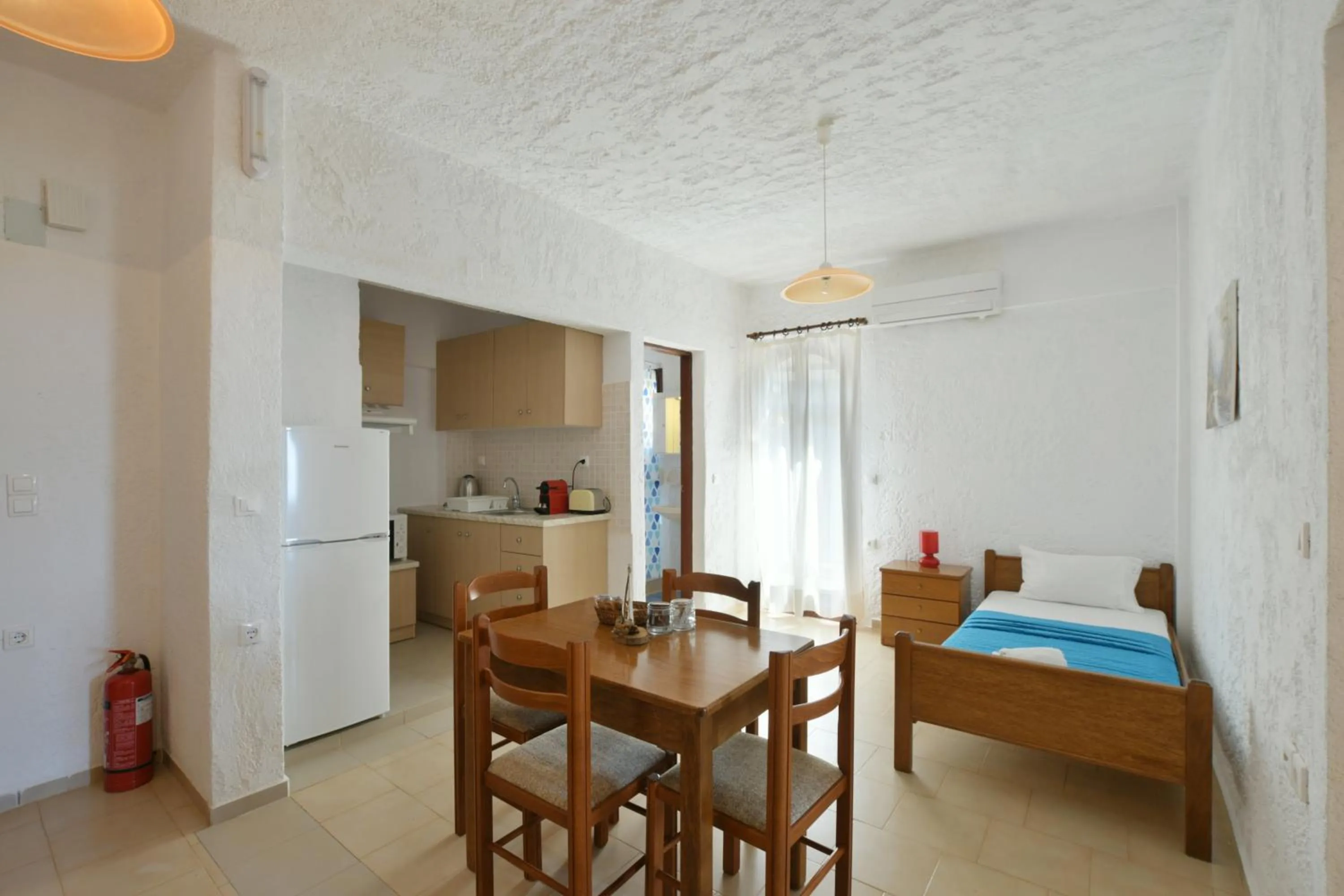 Bed in Galini Apartments