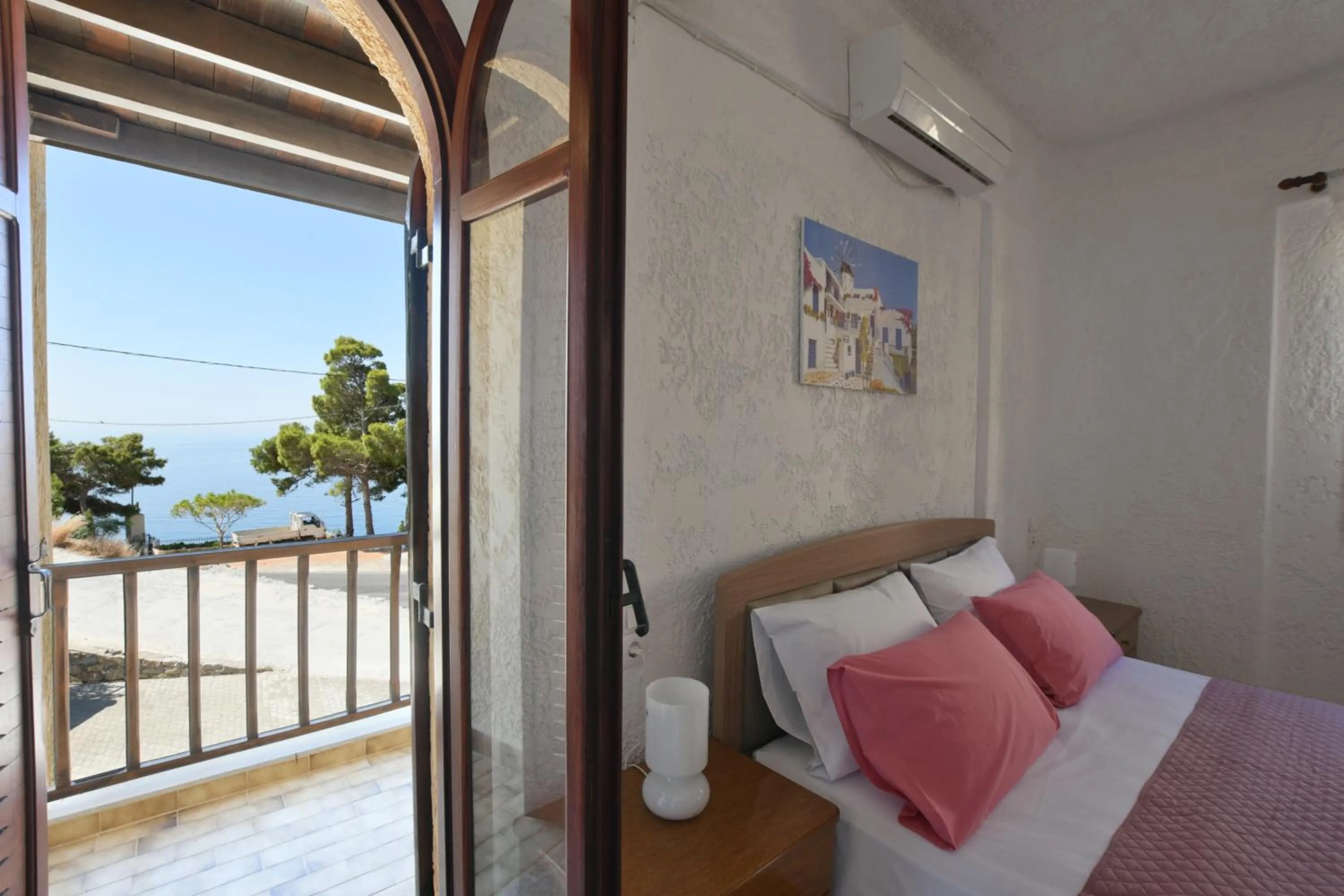 Bed in Galini Apartments