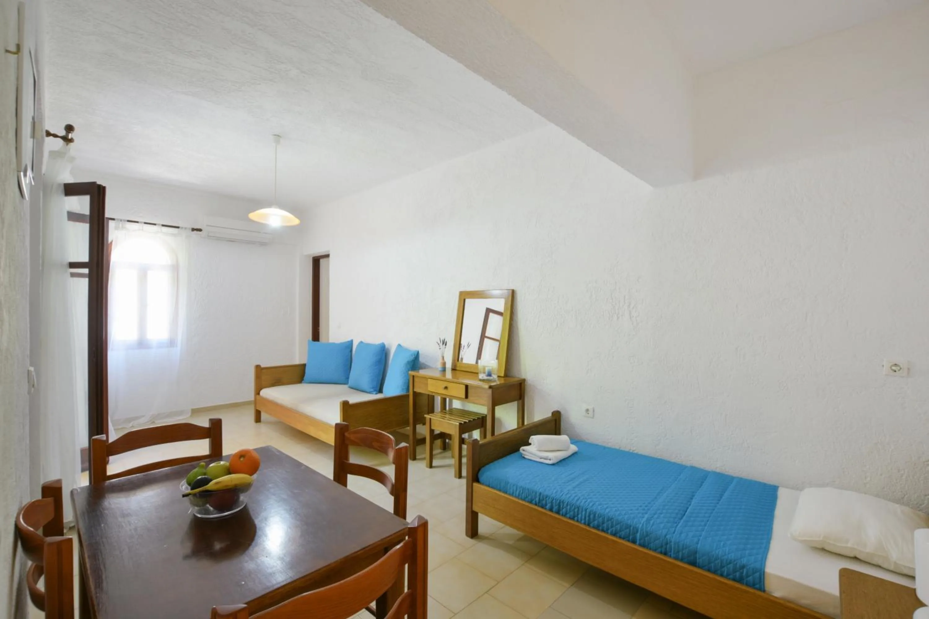 Bed in Galini Apartments